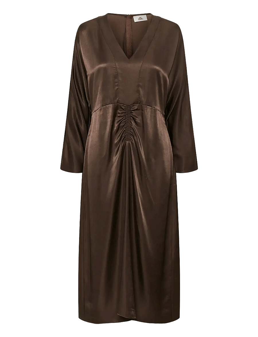 Karen By Simonsen - KBBlanca Long Dress - sukienki koktajlowe - bracken - 1