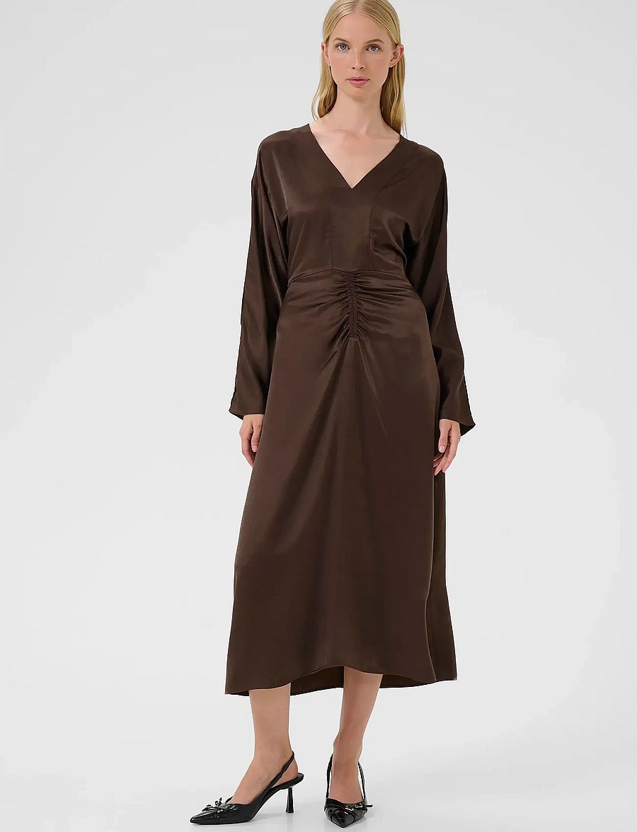 Karen By Simonsen - KBBlanca Long Dress - sukienki koktajlowe - bracken - 3