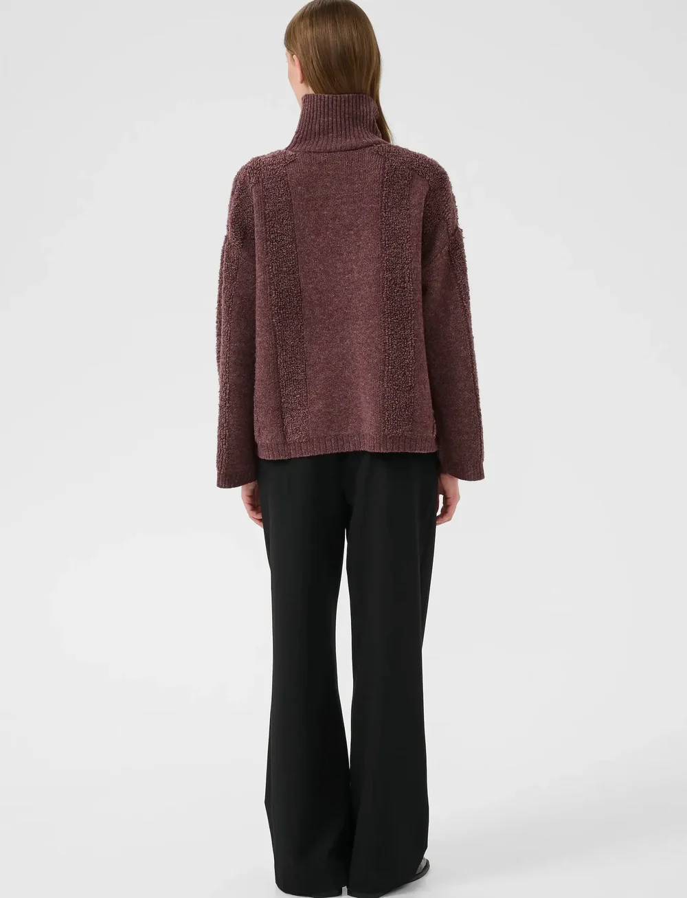 Karen By Simonsen - KBBiancamaria T'Neck - striktrøjer - huckleberry - 4