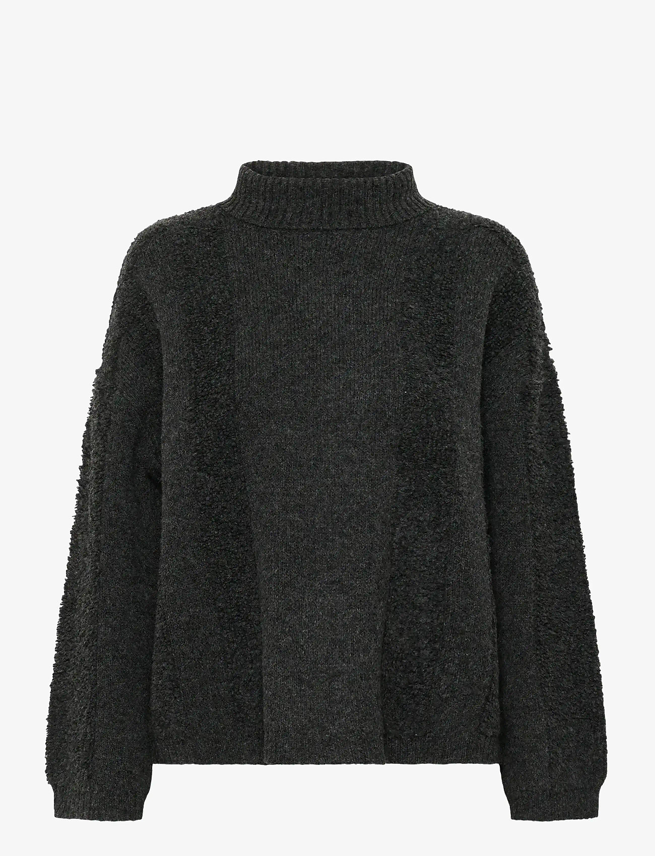 Karen By Simonsen - KBBiancamaria T'Neck - pullover - medium grey melange - 1