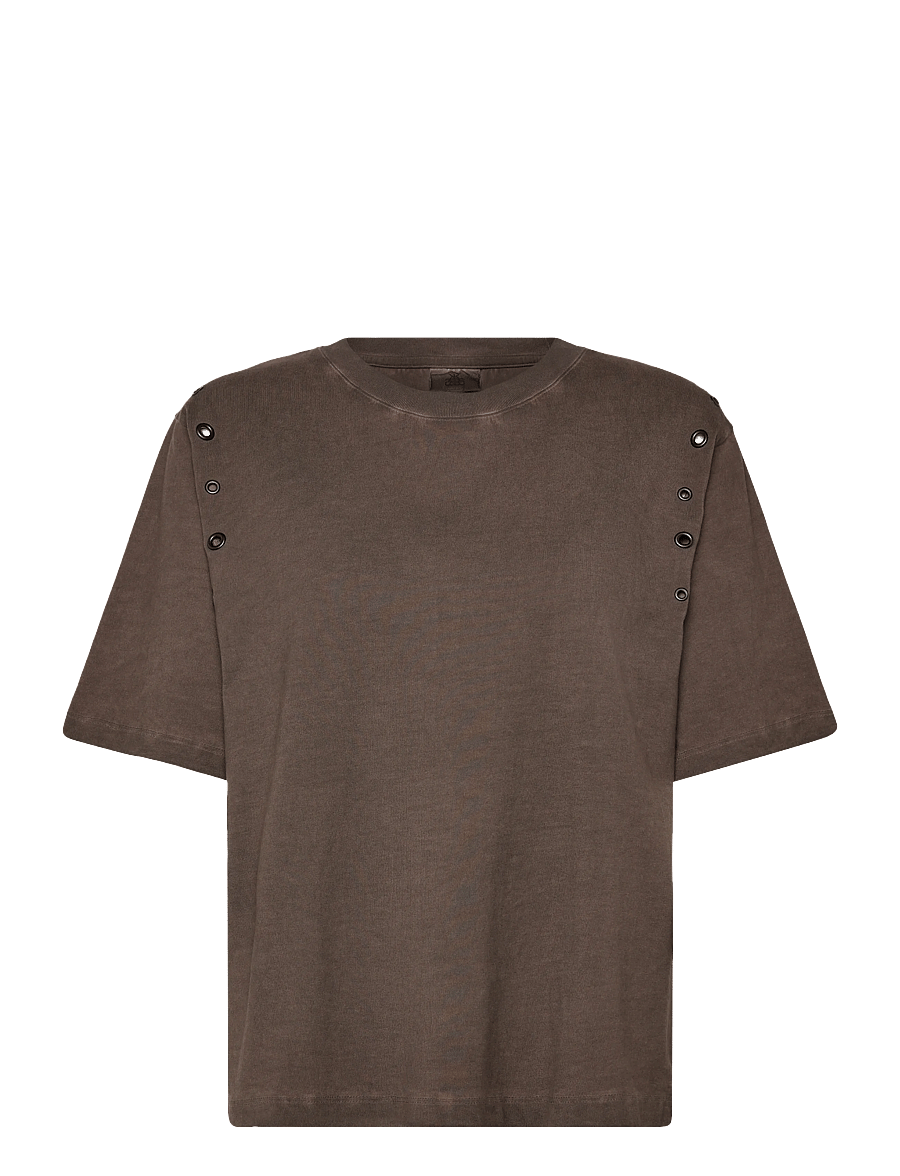 Karen By Simonsen - KBBecilla Tee - t-shirts - bracken - 0