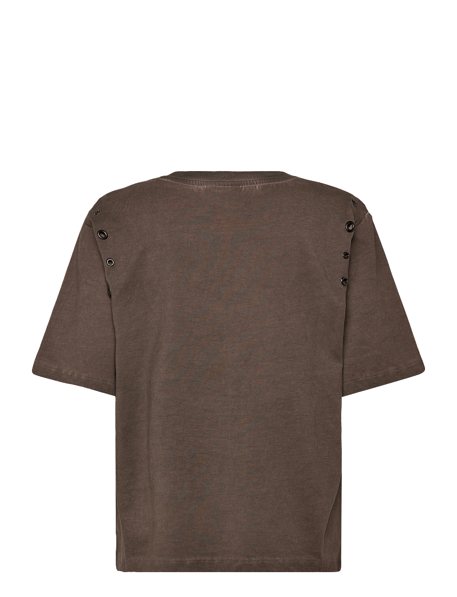 Karen By Simonsen - KBBecilla Tee - t-shirts - bracken - 1