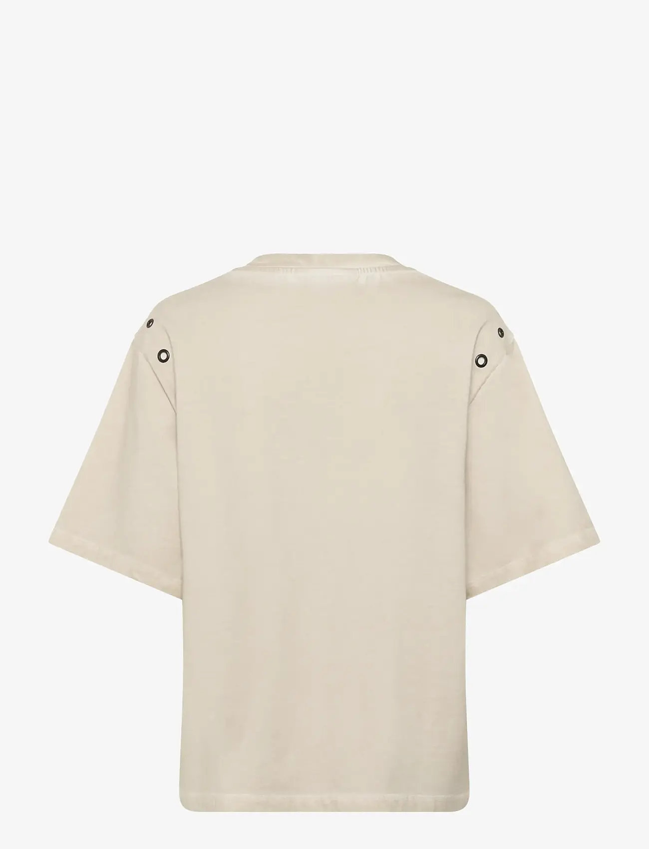 Karen By Simonsen - KBBecilla Tee - t-shirts - pumice stone - 2
