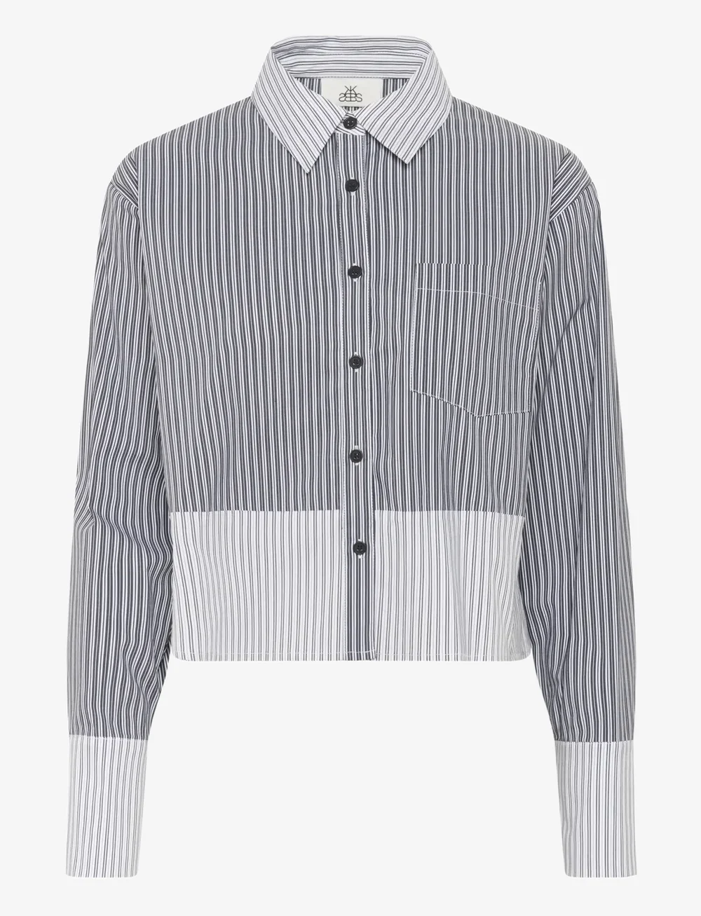 Karen By Simonsen - KBBeatrice Shirt - pikkade varrukatega särgid - tornado stripe - 0