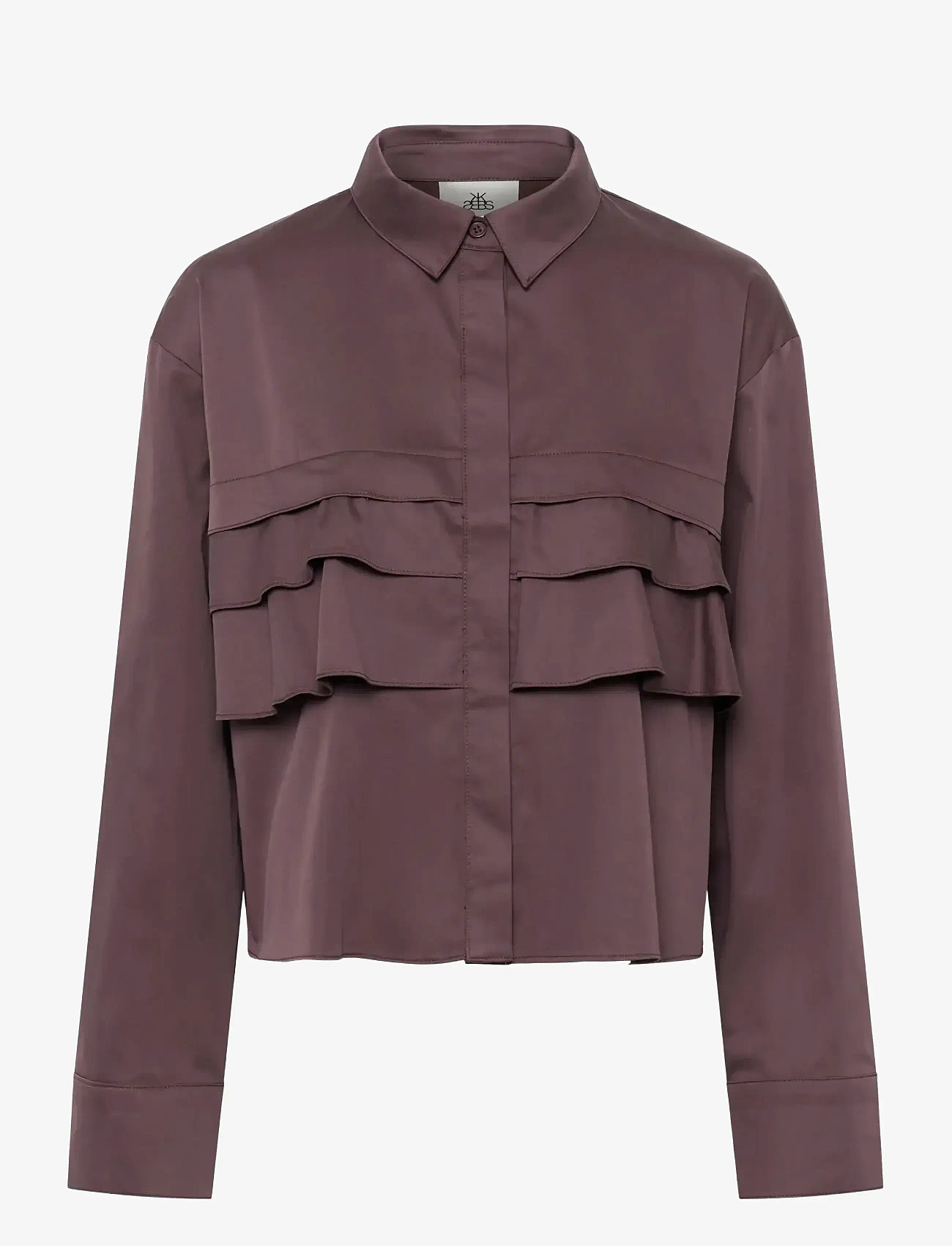 Karen By Simonsen - KBUshi Nilla Shirt - marškiniai ilgomis rankovėmis - huckleberry - 0