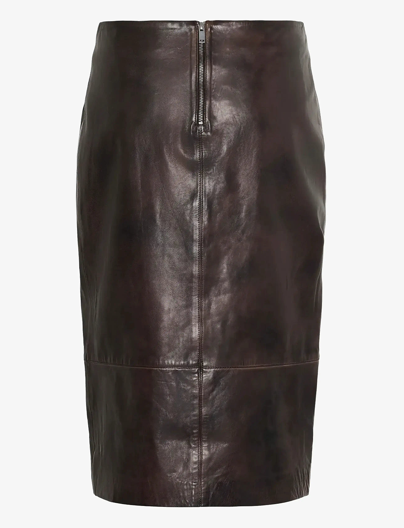 Karen By Simonsen - KBBrooklyn Leather Skirt - lædernederdele - bracken - 2