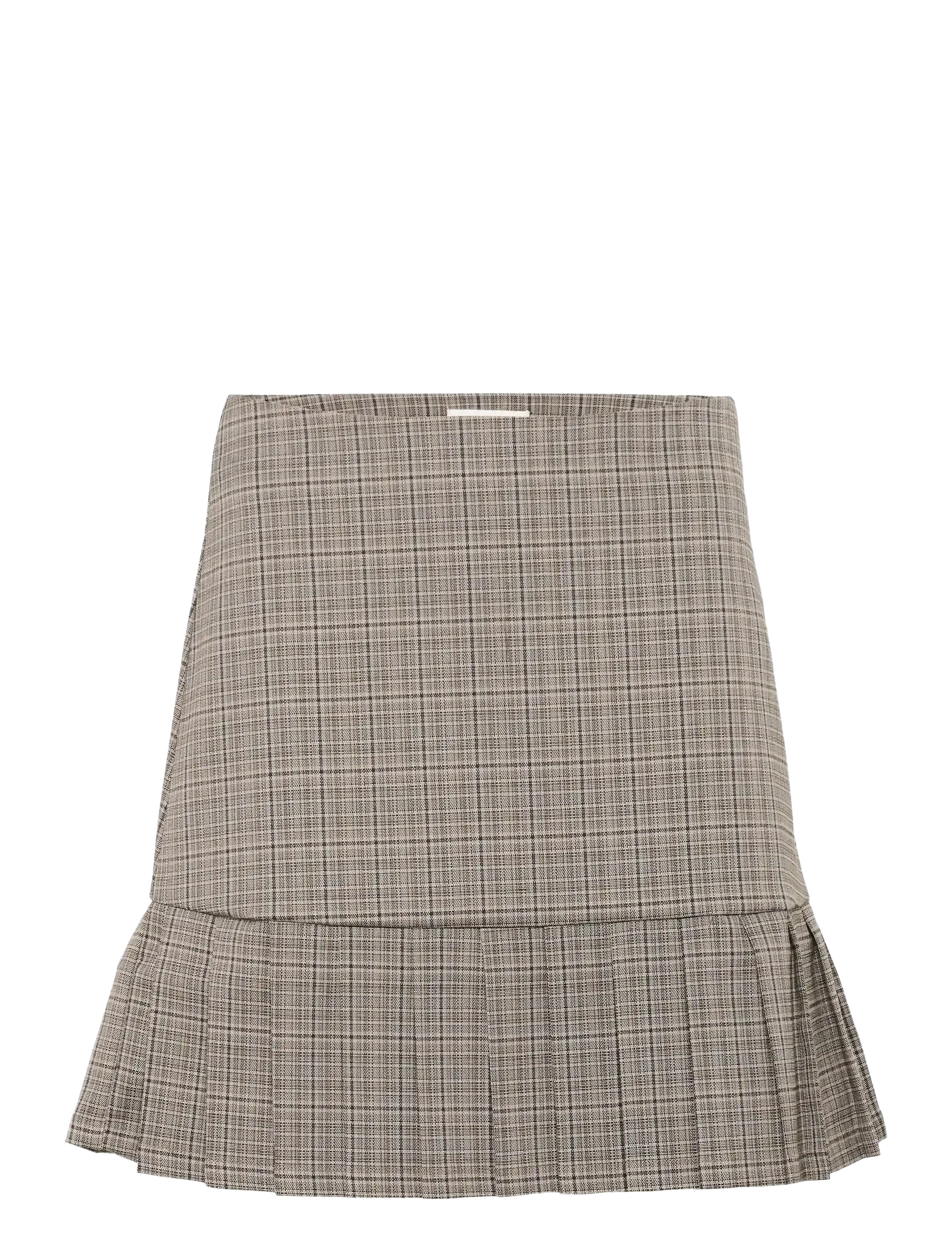 Karen By Simonsen KBBorg Skirt - Tøj - BORG CHECK / grey