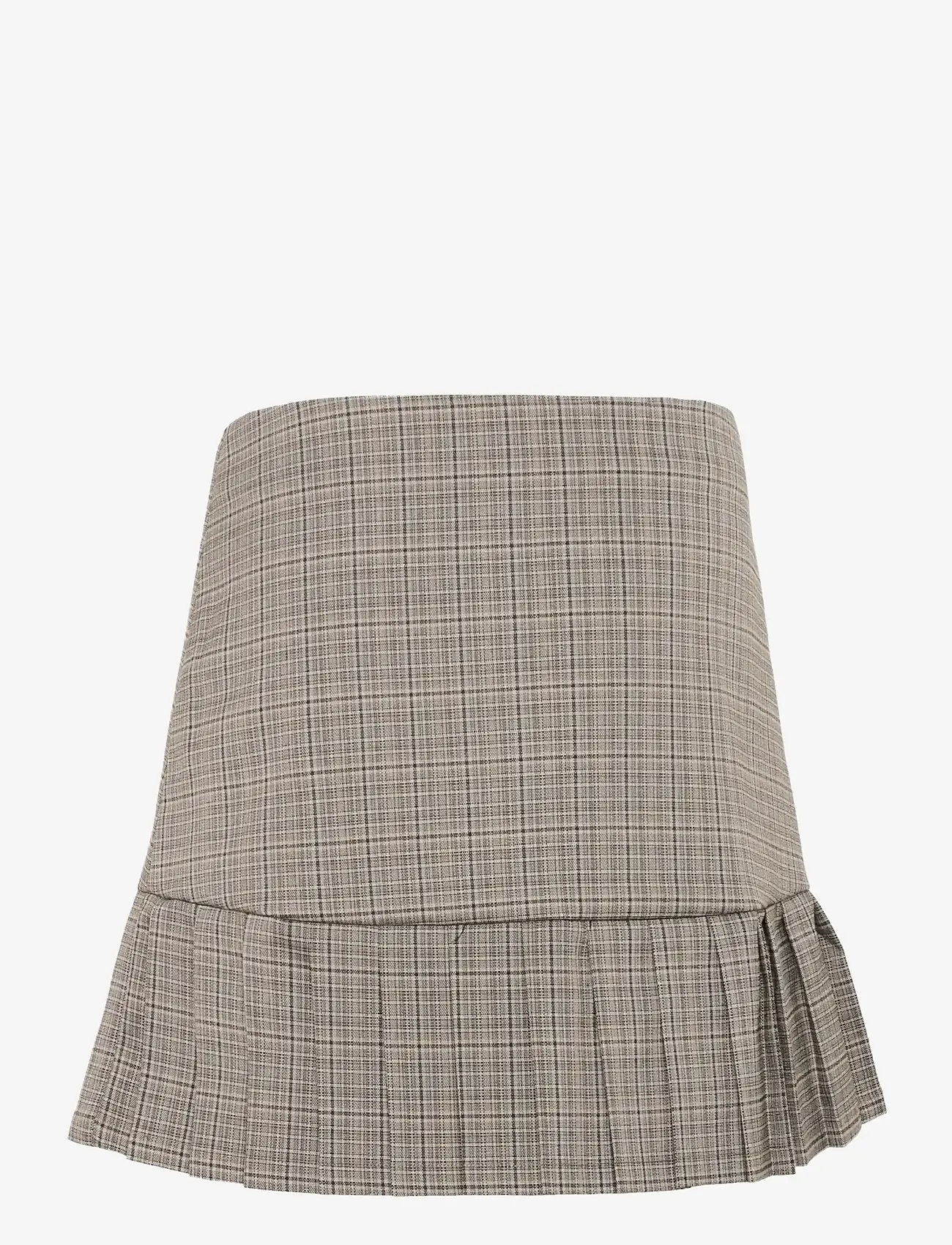 Karen By Simonsen - KBBorg Skirt - faltenröcke - borg check - 2