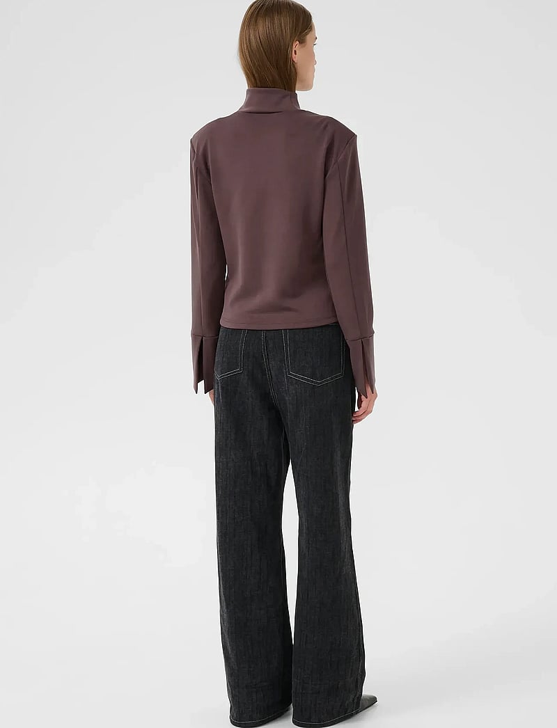 Karen By Simonsen - KBBrittany Turtleneck - langärmlige tops - huckleberry - 4