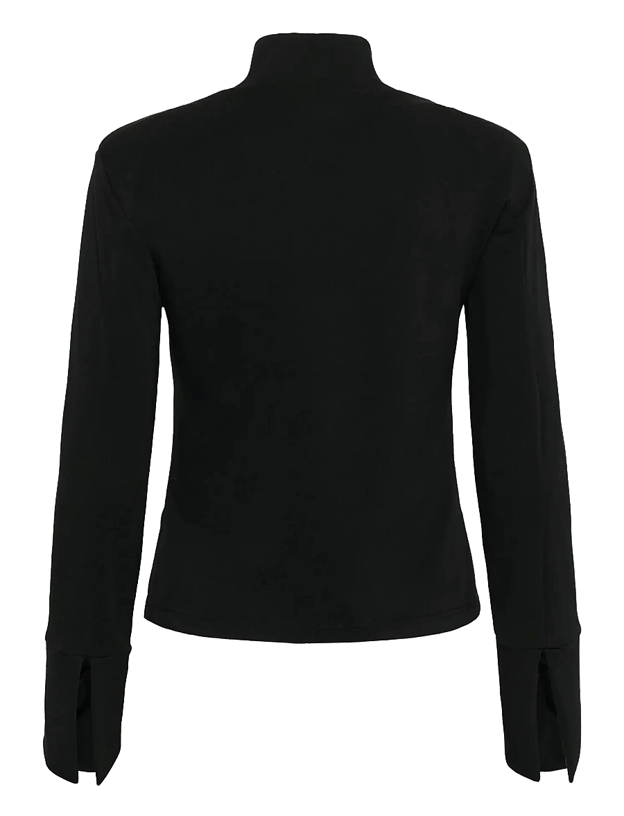 Karen By Simonsen - KBBrittany Turtleneck - långärmade toppar - meteorite - 2