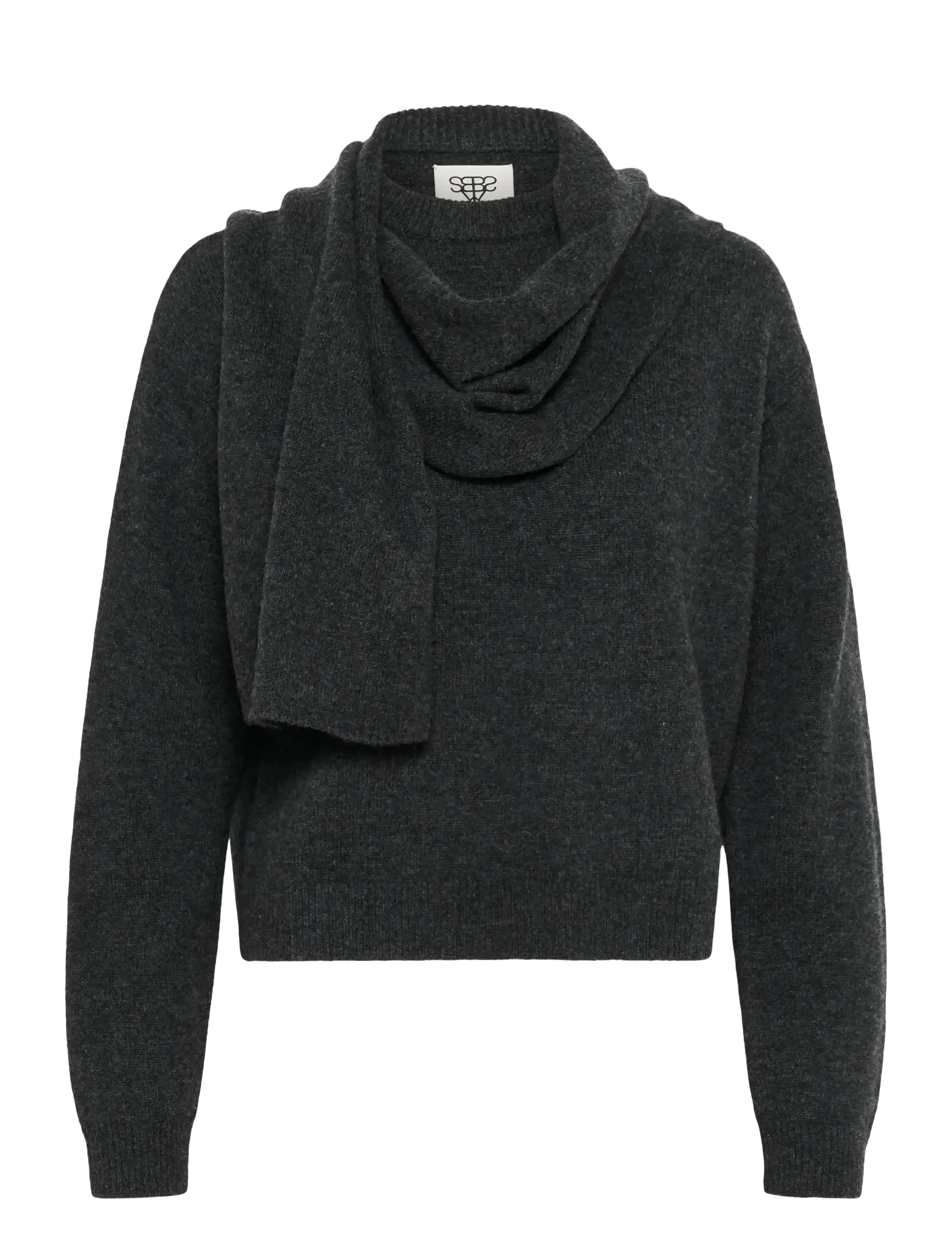 KBBerenice Pullover - DARK GRAY MELANGE