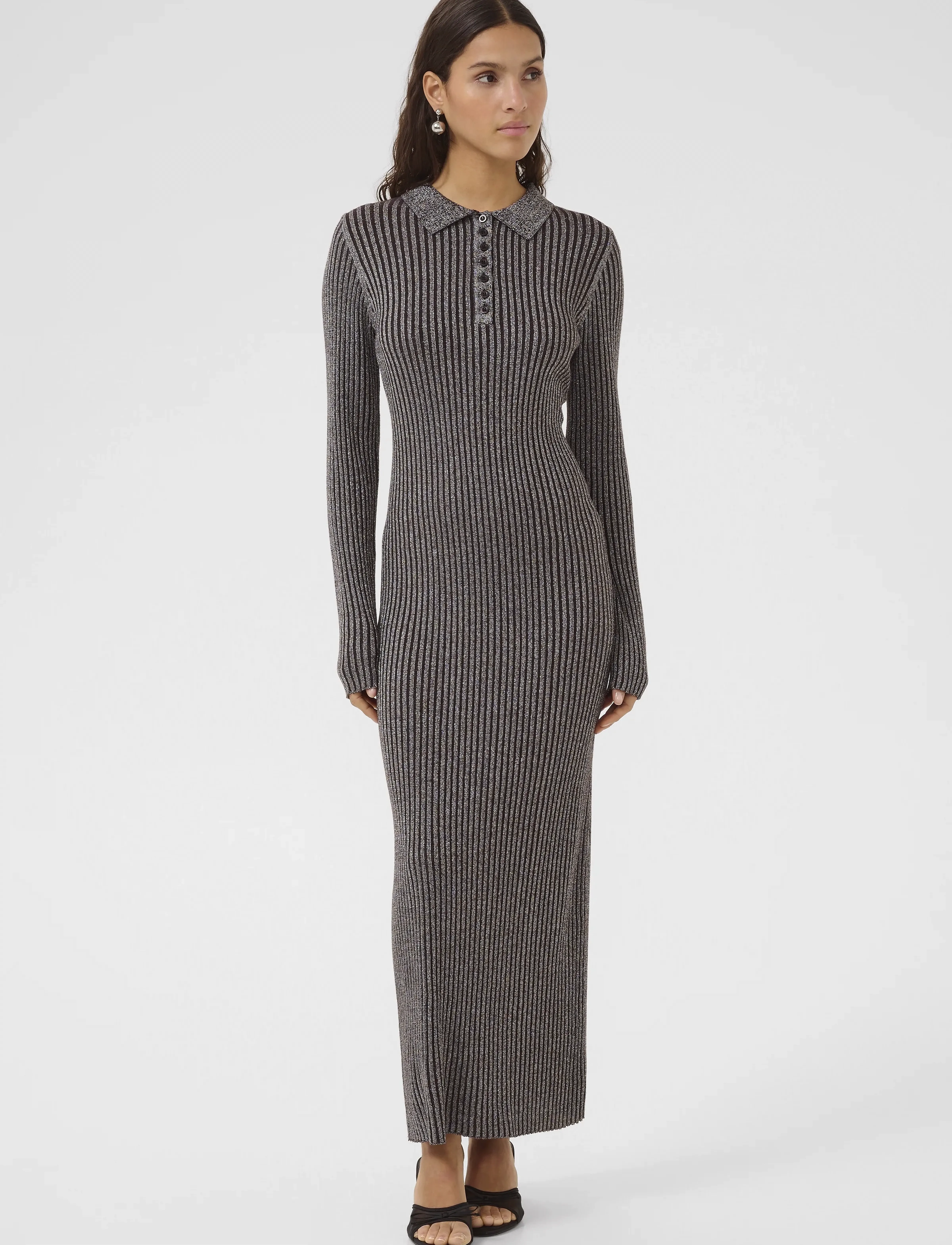 Karen By Simonsen - KBUlima Polo Dress - midi kleitas - bracken - 3