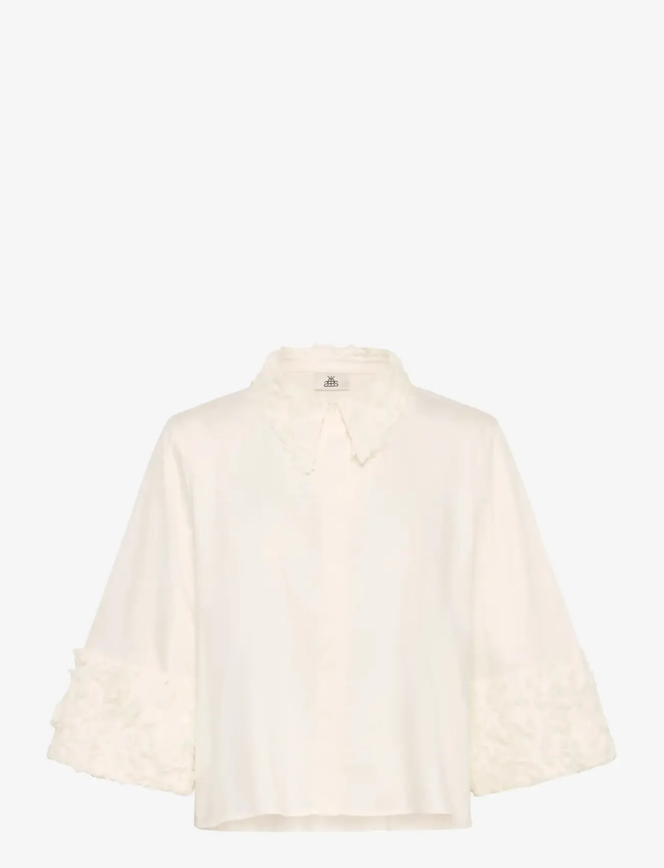 Karen By Simonsen - KBCleo Clarissa Shirt - pikkade varrukatega särgid - egret - 1