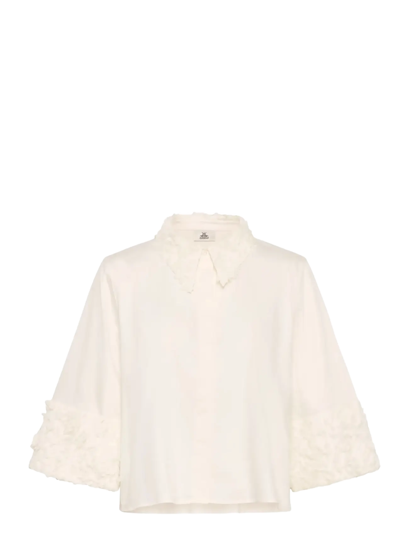 Karen By Simonsen KBCleo Clarissa Shirt - Bluser & Skjorter - EGRET / cream