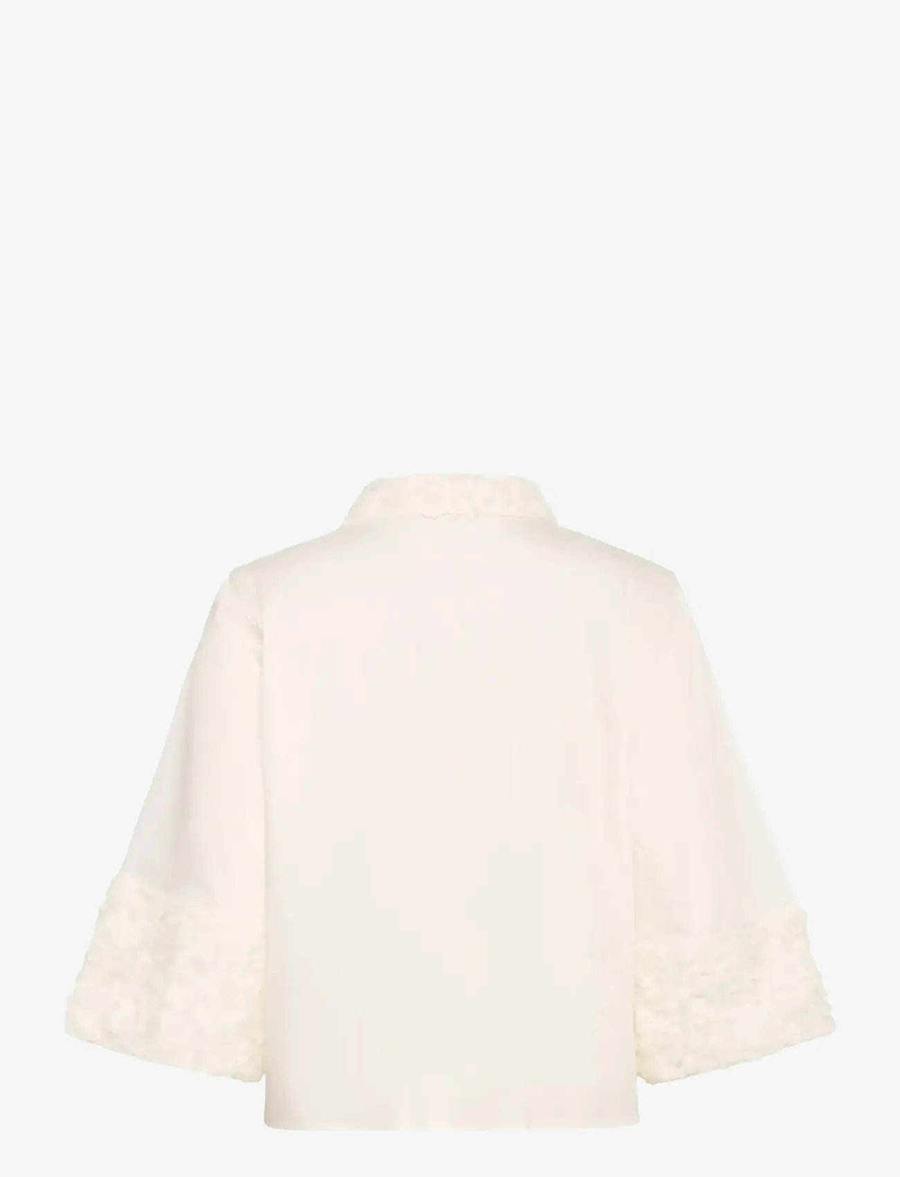 Karen By Simonsen - KBCleo Clarissa Shirt - pikkade varrukatega särgid - egret - 2