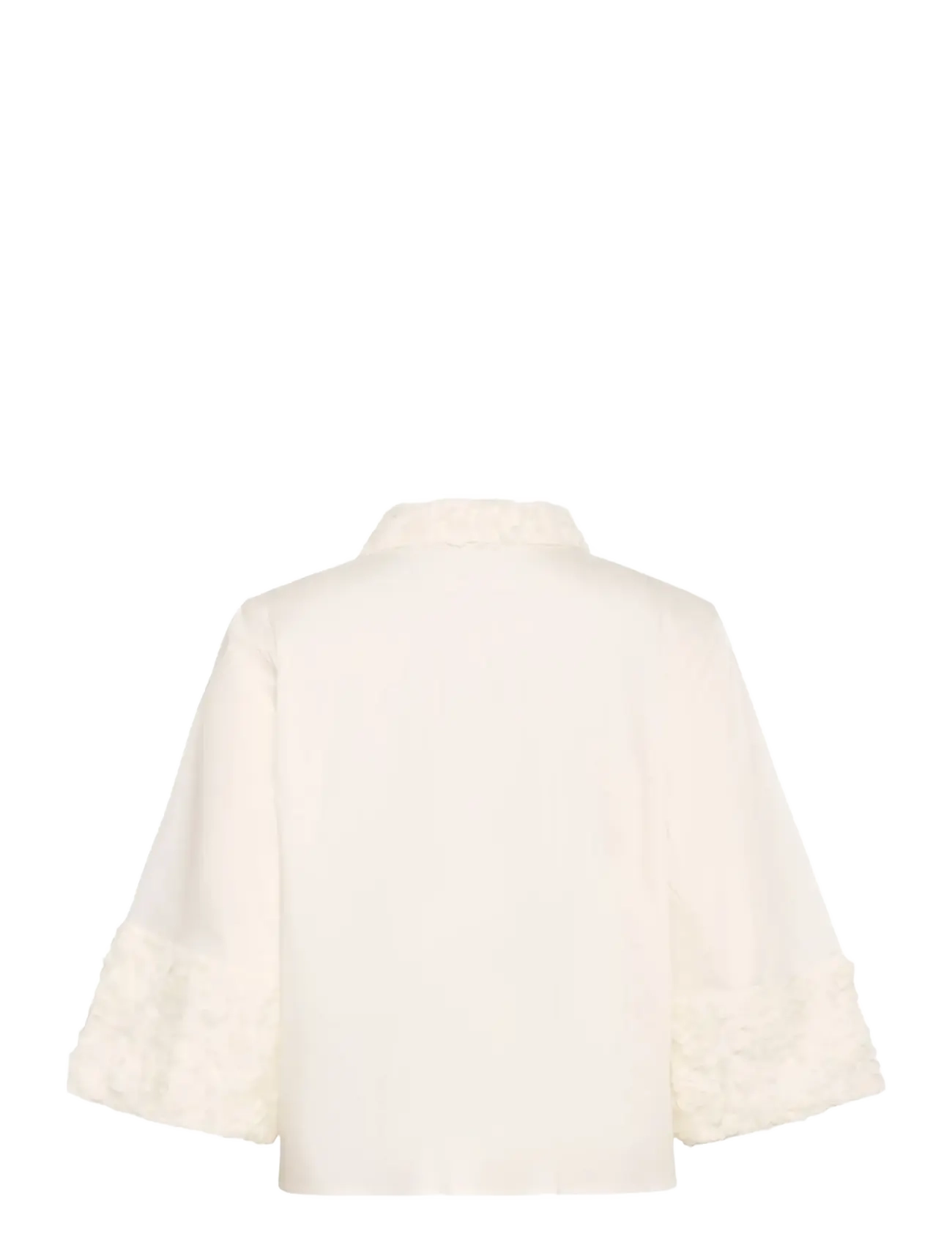 Karen By Simonsen - KBCleo Clarissa Shirt - pikkade varrukatega särgid - egret - 2