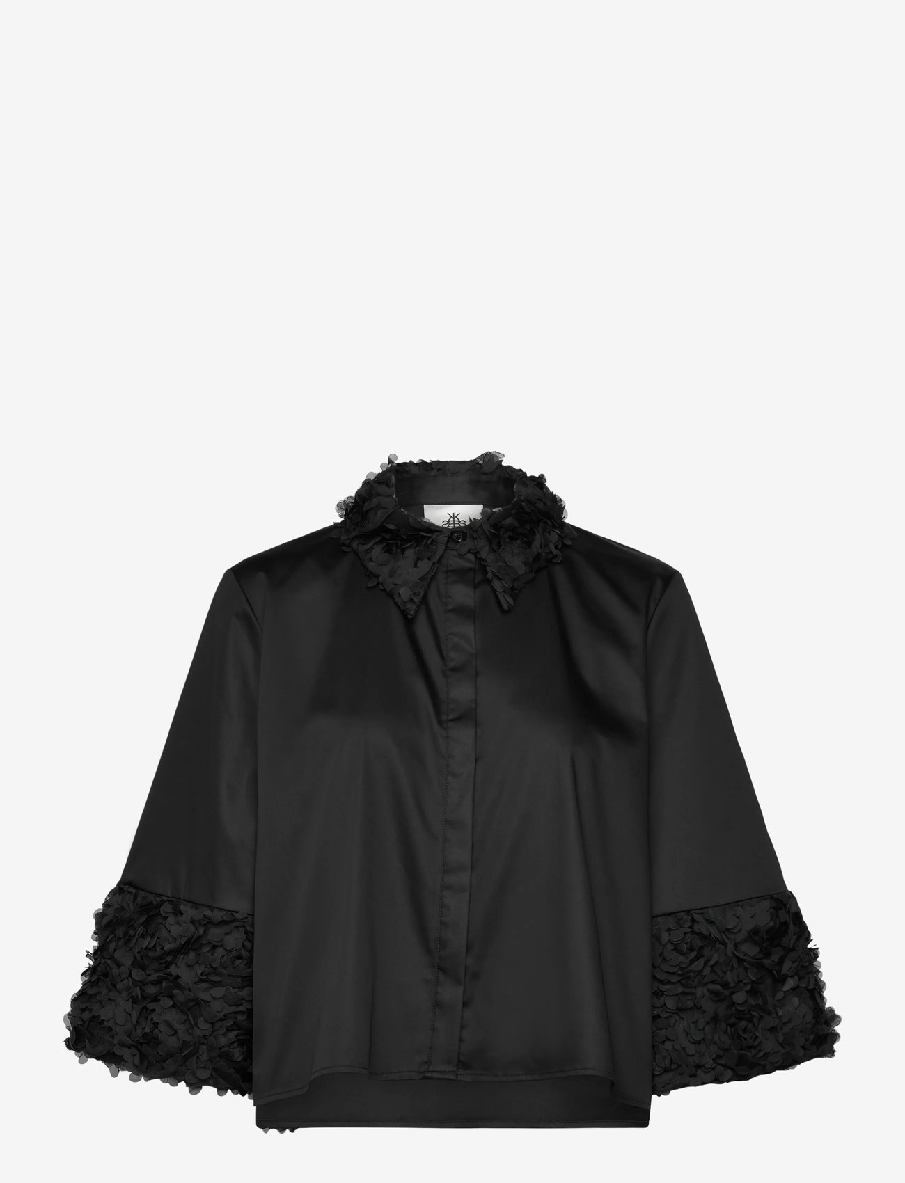 Karen By Simonsen - KBCleo Clarissa Shirt - long-sleeved shirts - meteorite - 0