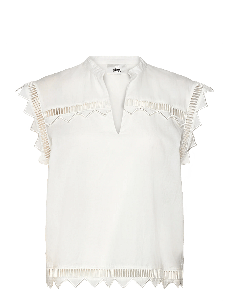 Karen By Simonsen - KBOmmi Shirt Top - sleeveless blouses - bright white - 0