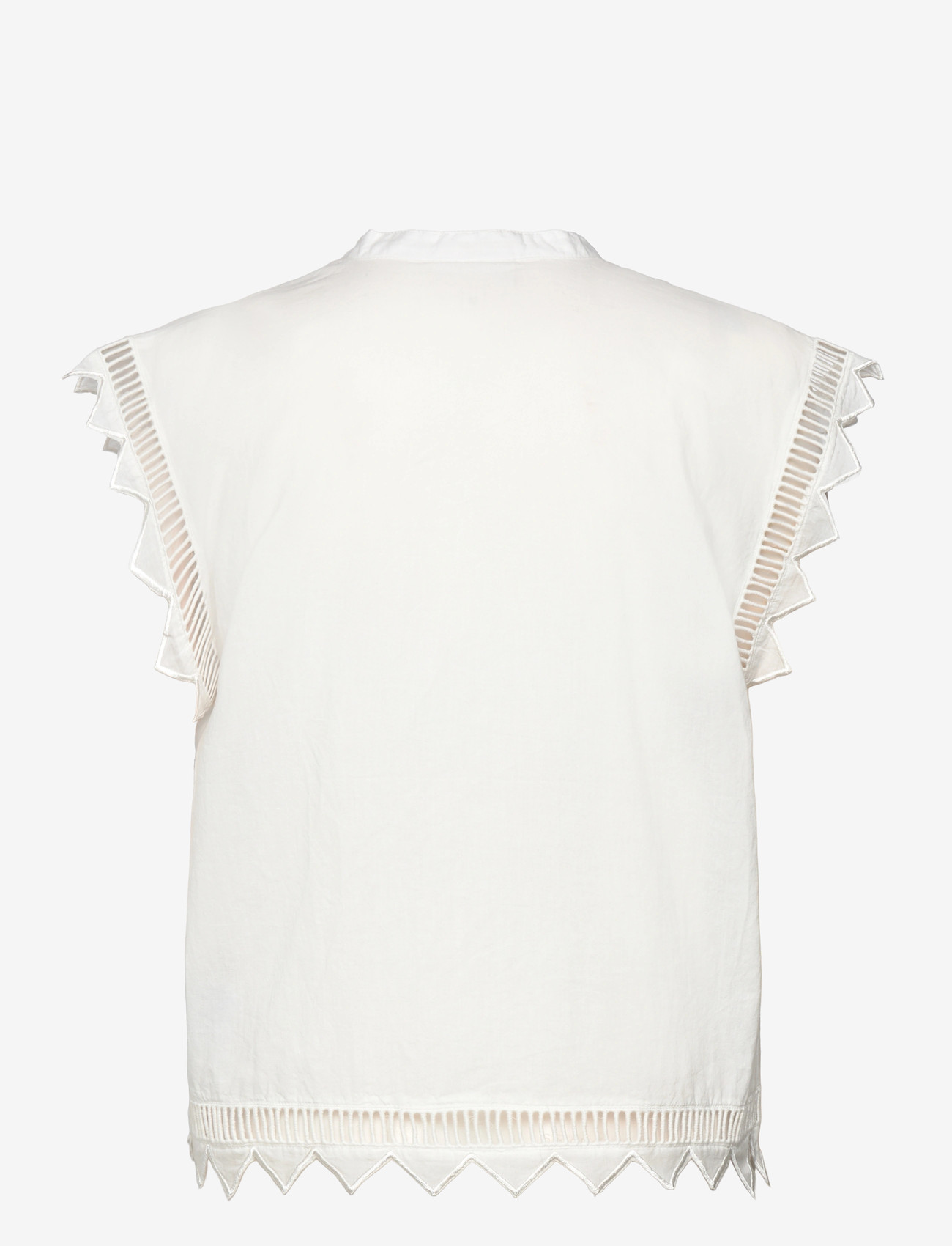 Karen By Simonsen - KBOmmi Shirt Top - sleeveless blouses - bright white - 1