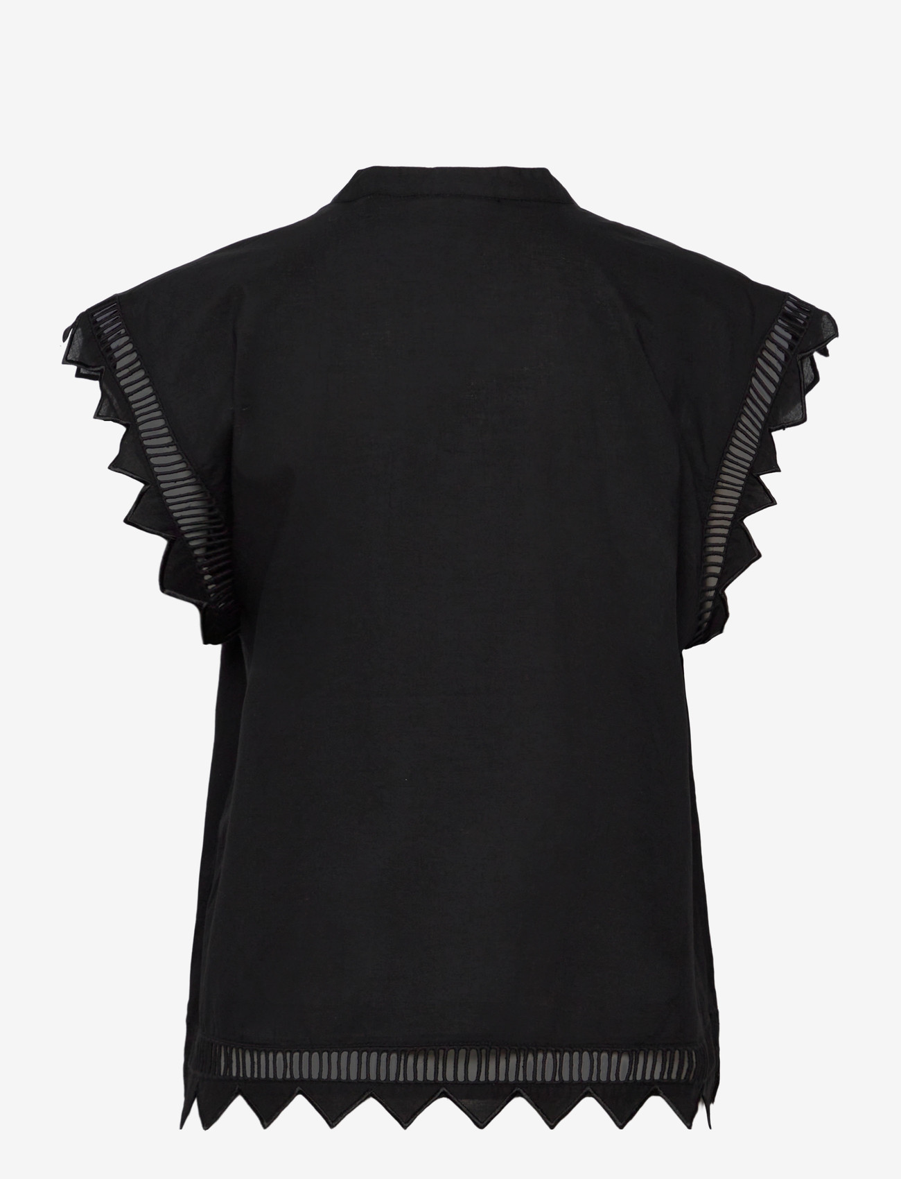 Karen By Simonsen - KBOmmi Shirt Top - ermalausar blússur - meteorite - 1