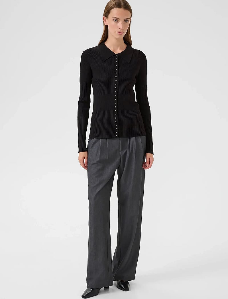 Karen By Simonsen - KBStine Polo - cardigans - meteorite - 3