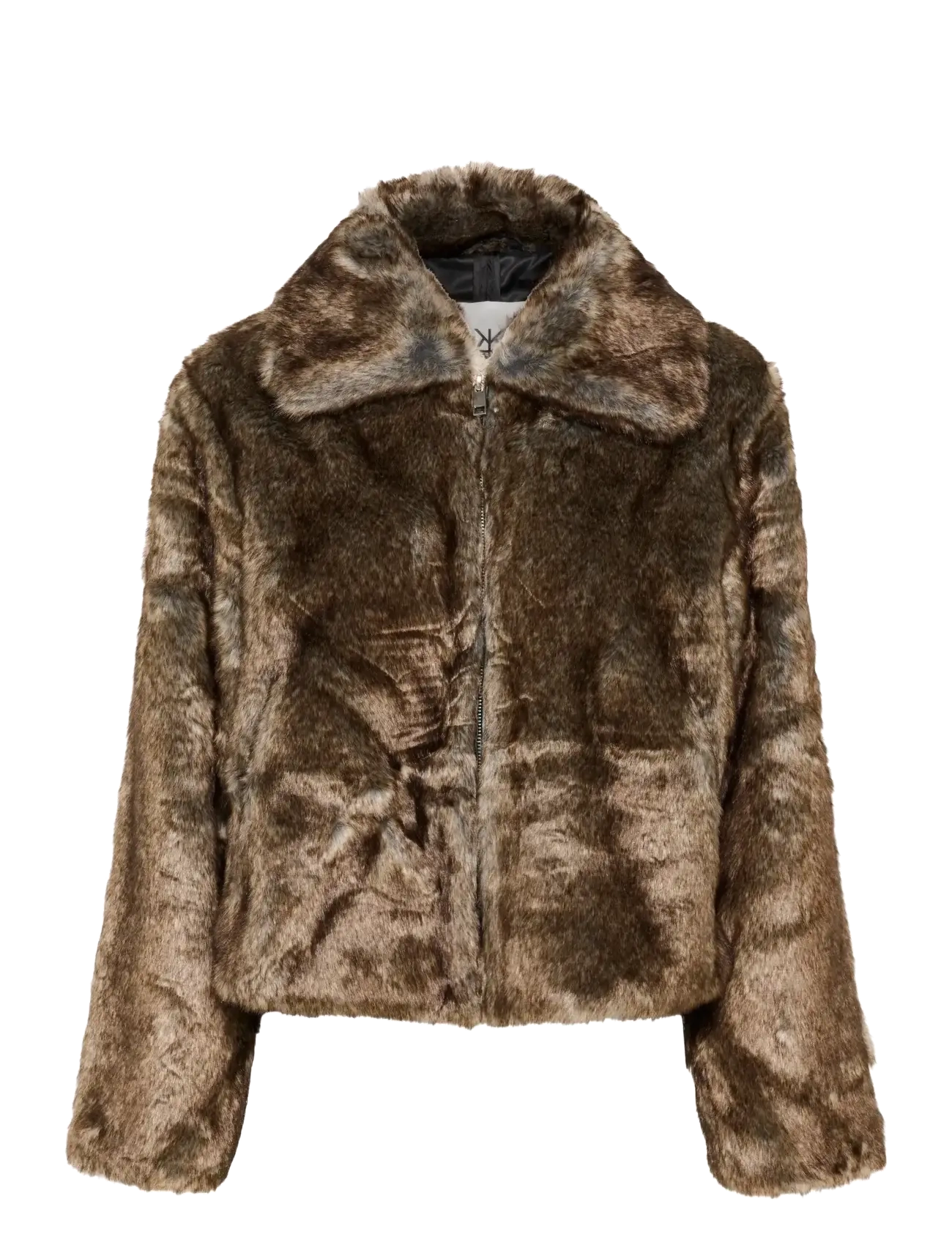 Karen By Simonsen KBCarol Fur Jacket - Faux Fur - FALCON / brown