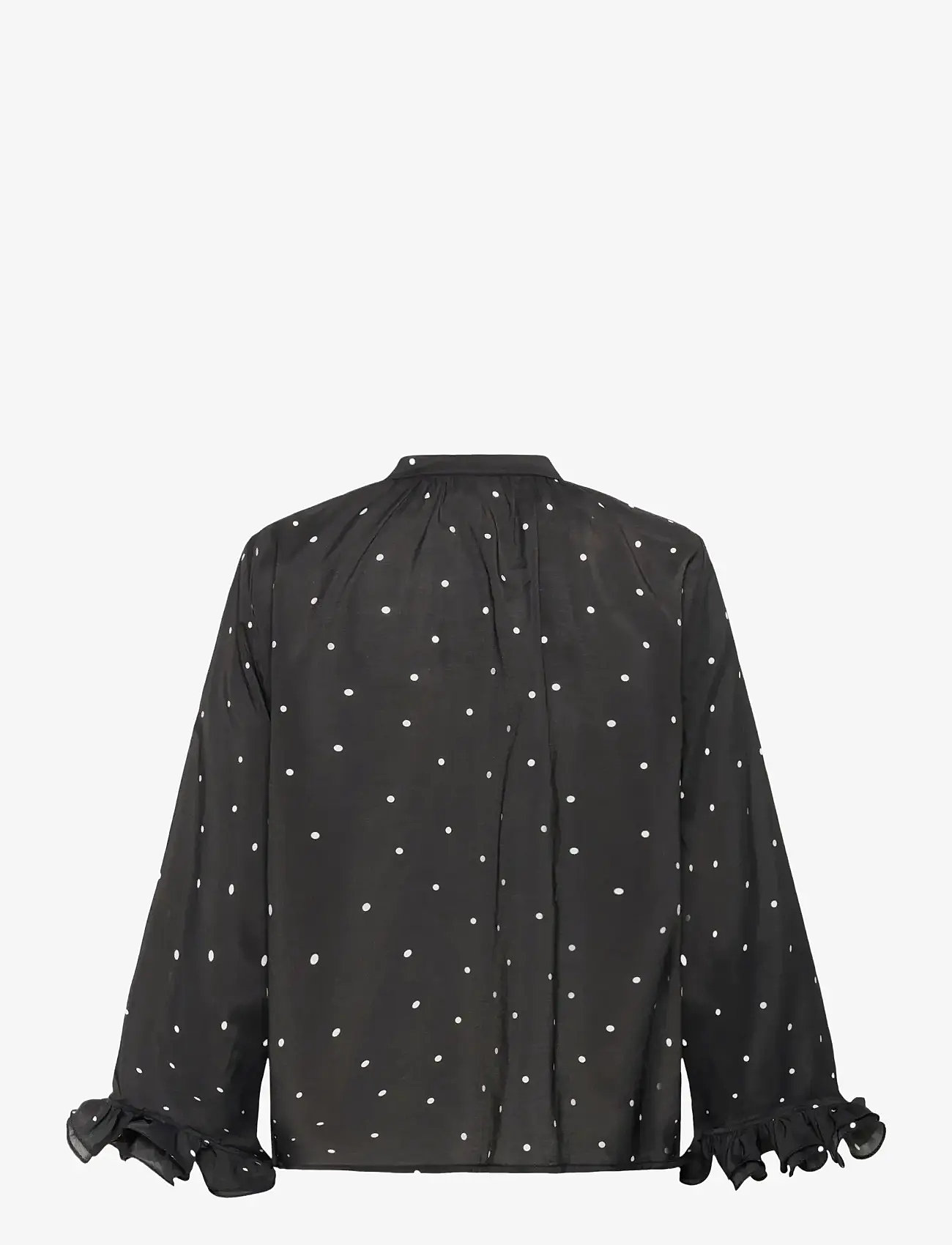 Karen By Simonsen - KBCaroline Blouse - långärmade blusar - caroline print meteorite - 1