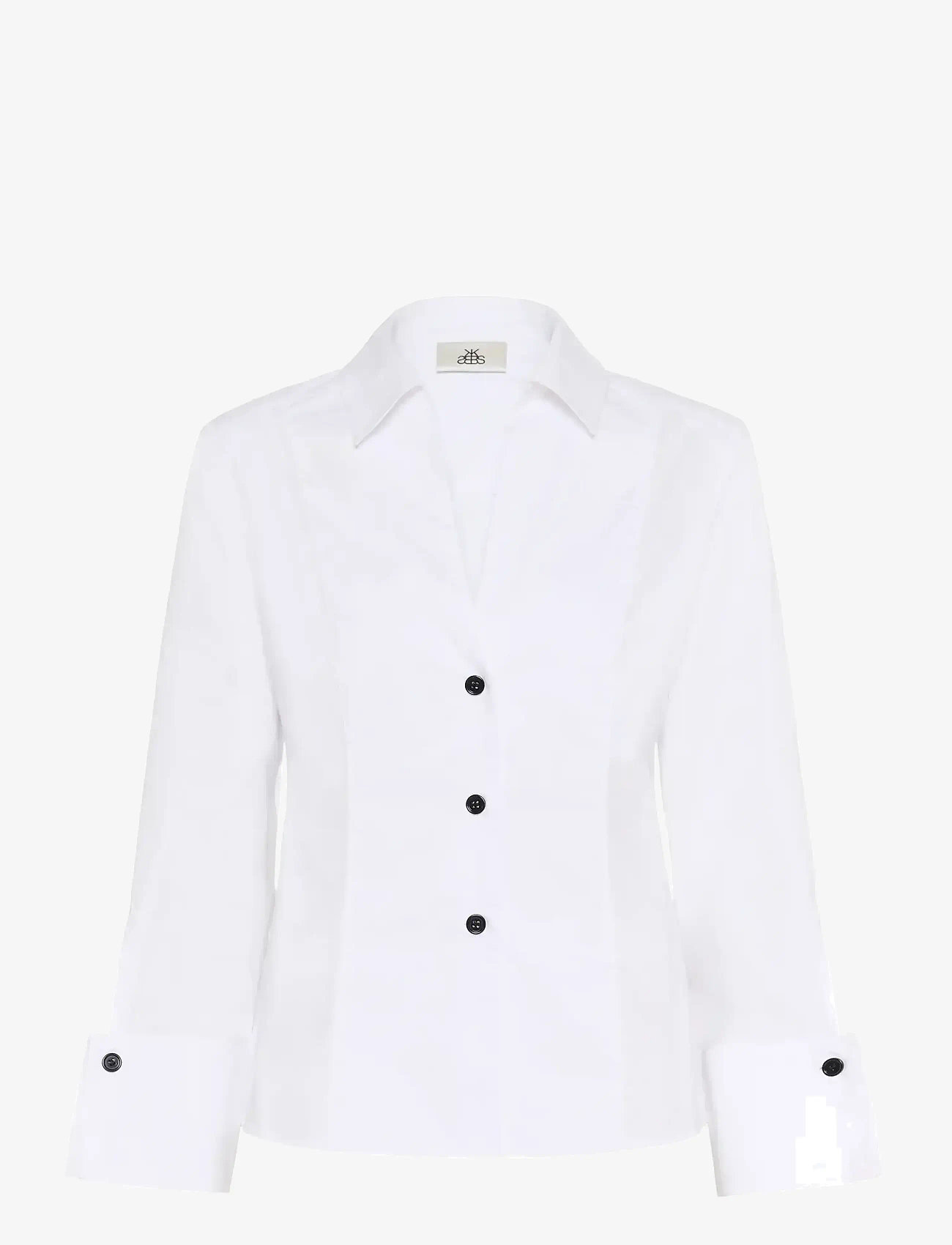 Karen By Simonsen - KBClaudia Shirt - long-sleeved shirts - bright white - 0