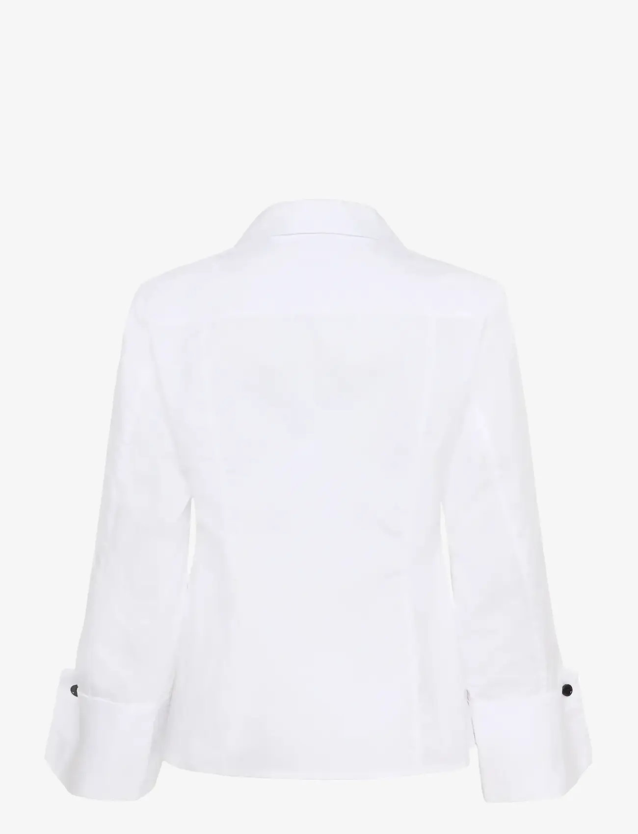 Karen By Simonsen - KBClaudia Shirt - long-sleeved shirts - bright white - 1