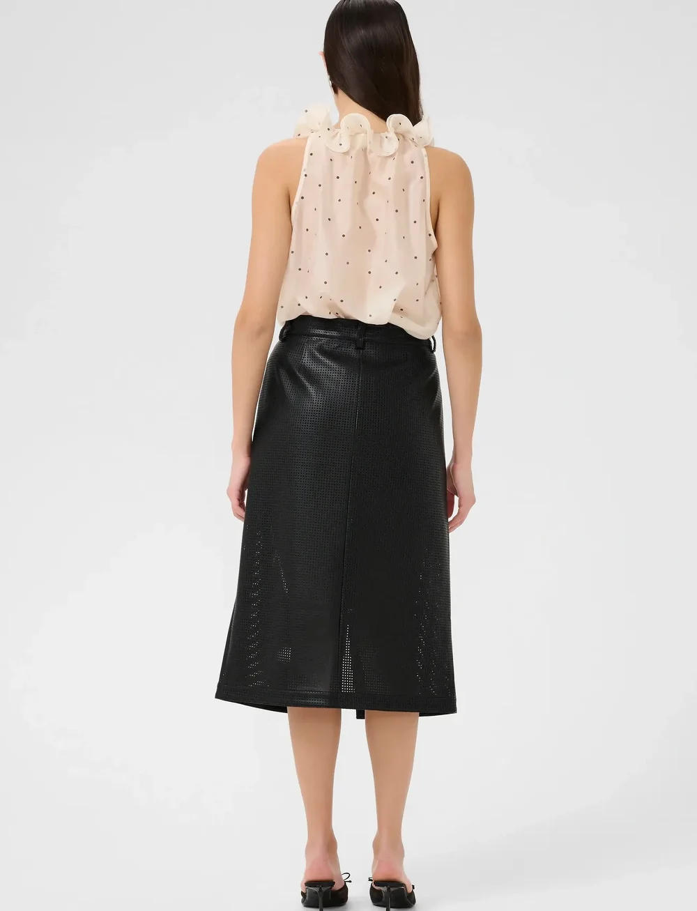 Karen By Simonsen - KBCeleste Skirt - midi nederdele - meteorite - 4