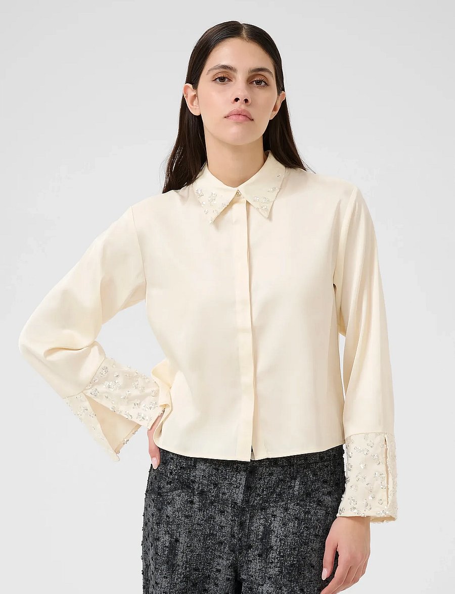 Karen By Simonsen - KBCarmen Shirt - egret - 0