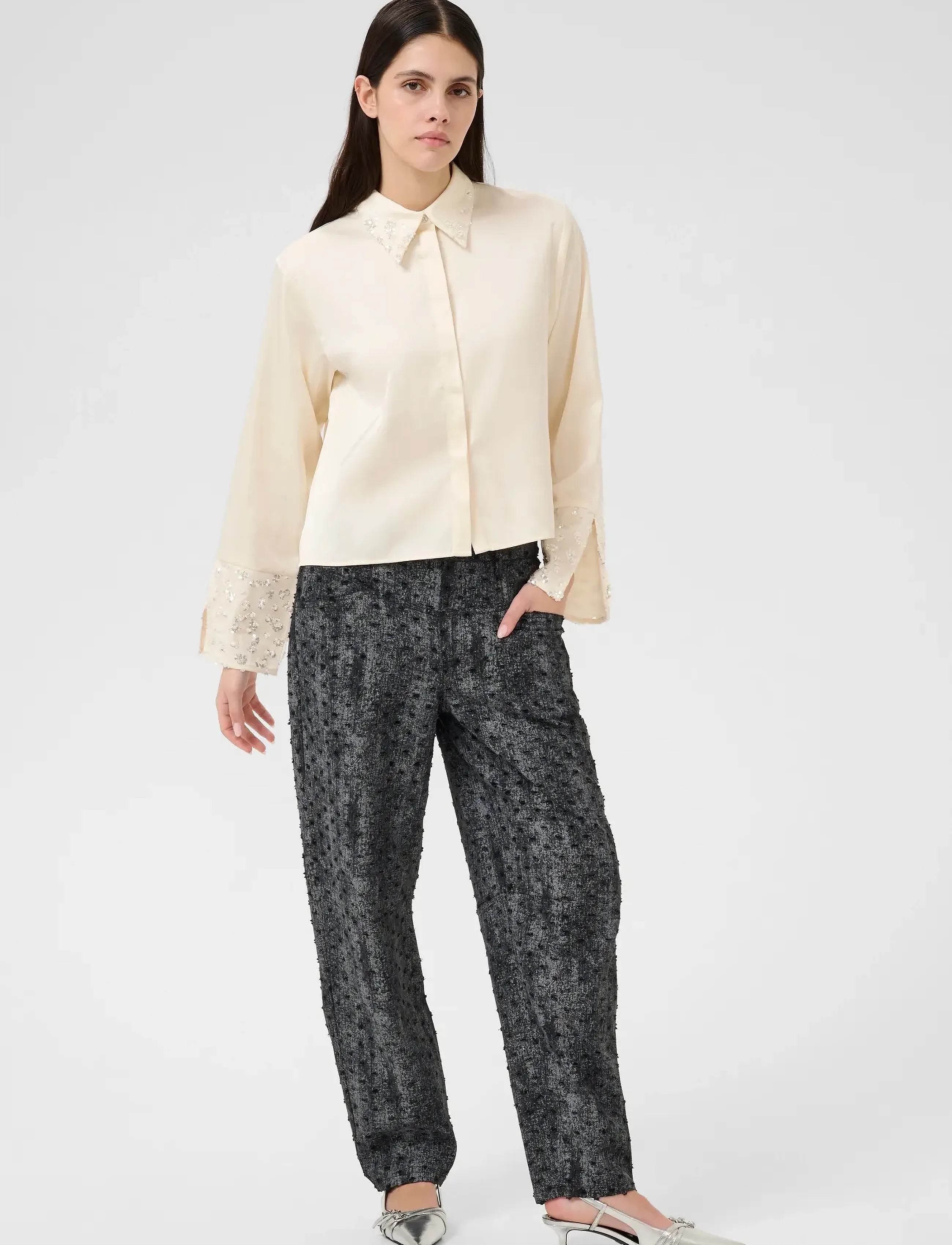 Karen By Simonsen - KBCarmen Shirt - egret - 3