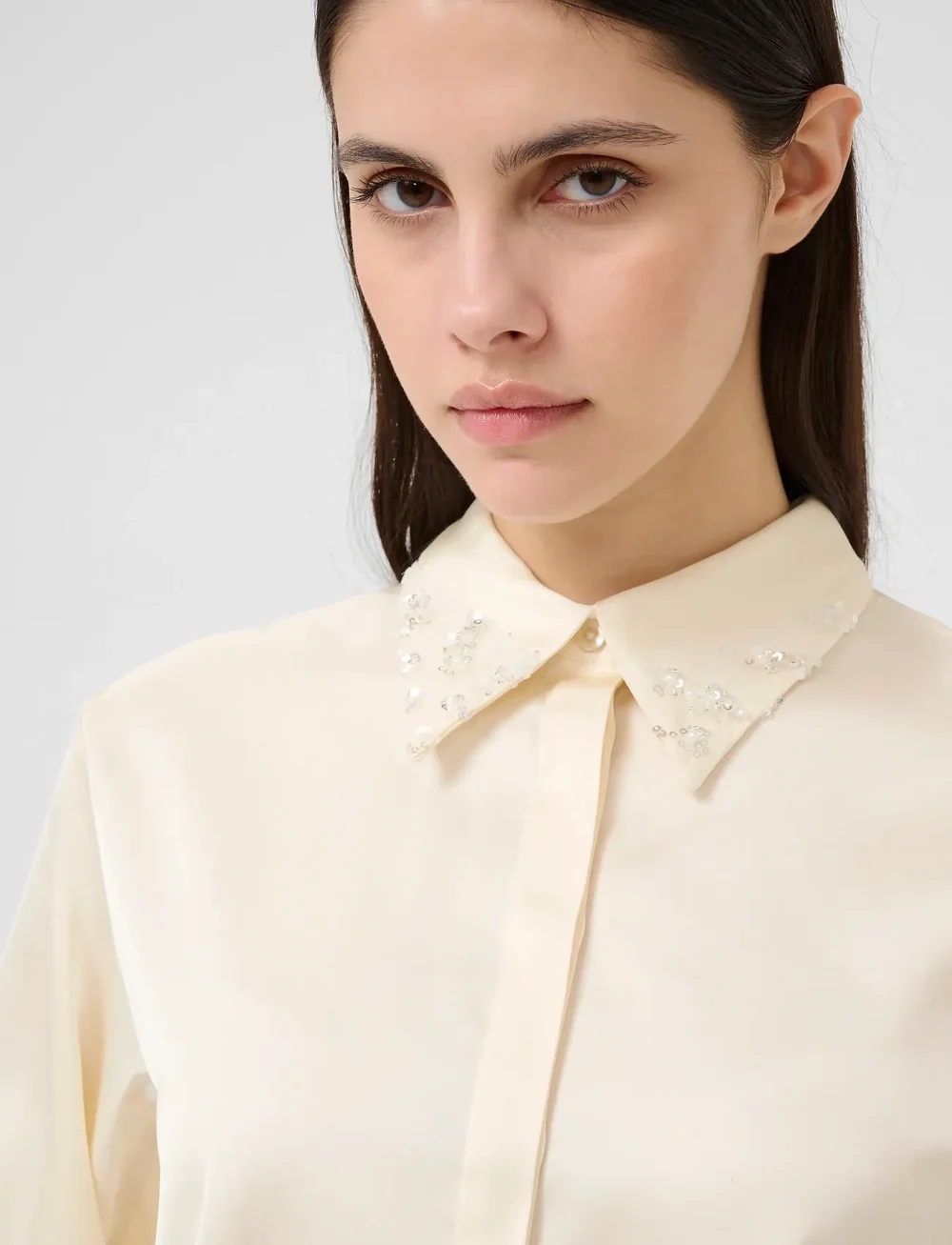 Karen By Simonsen - KBCarmen Shirt - langärmlige hemden - egret - 5