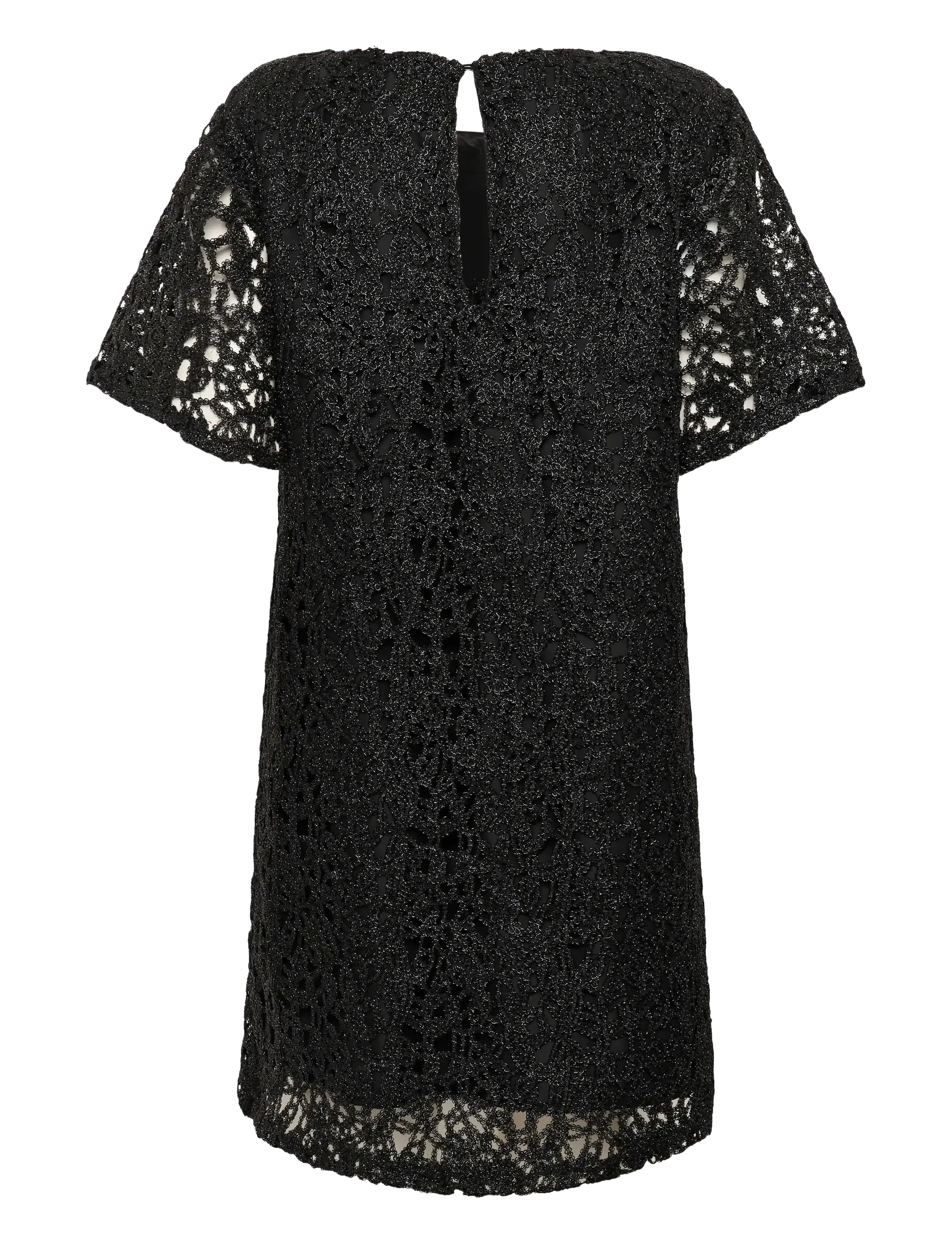 Karen By Simonsen - KBUndina Short Dress - sukienki koronkowe - meteorite - 2