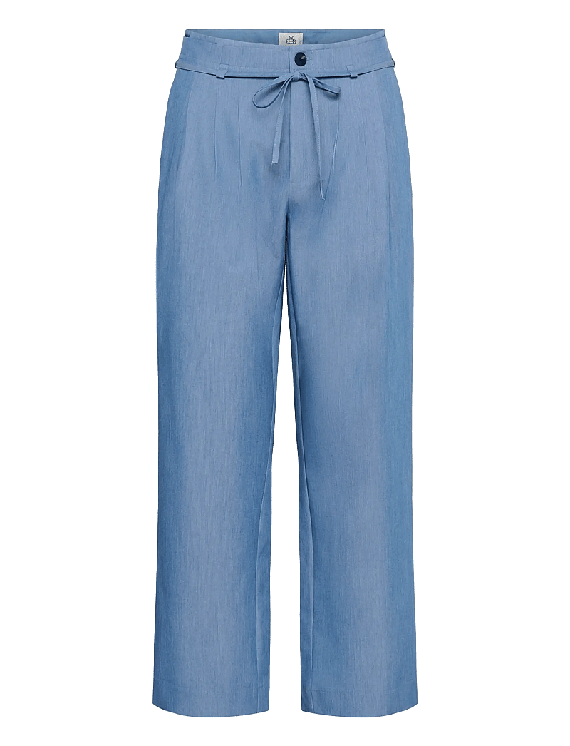 Karen By Simonsen - KBRo Solid Pants - hosen mit weitem bein - coronet blue - 1