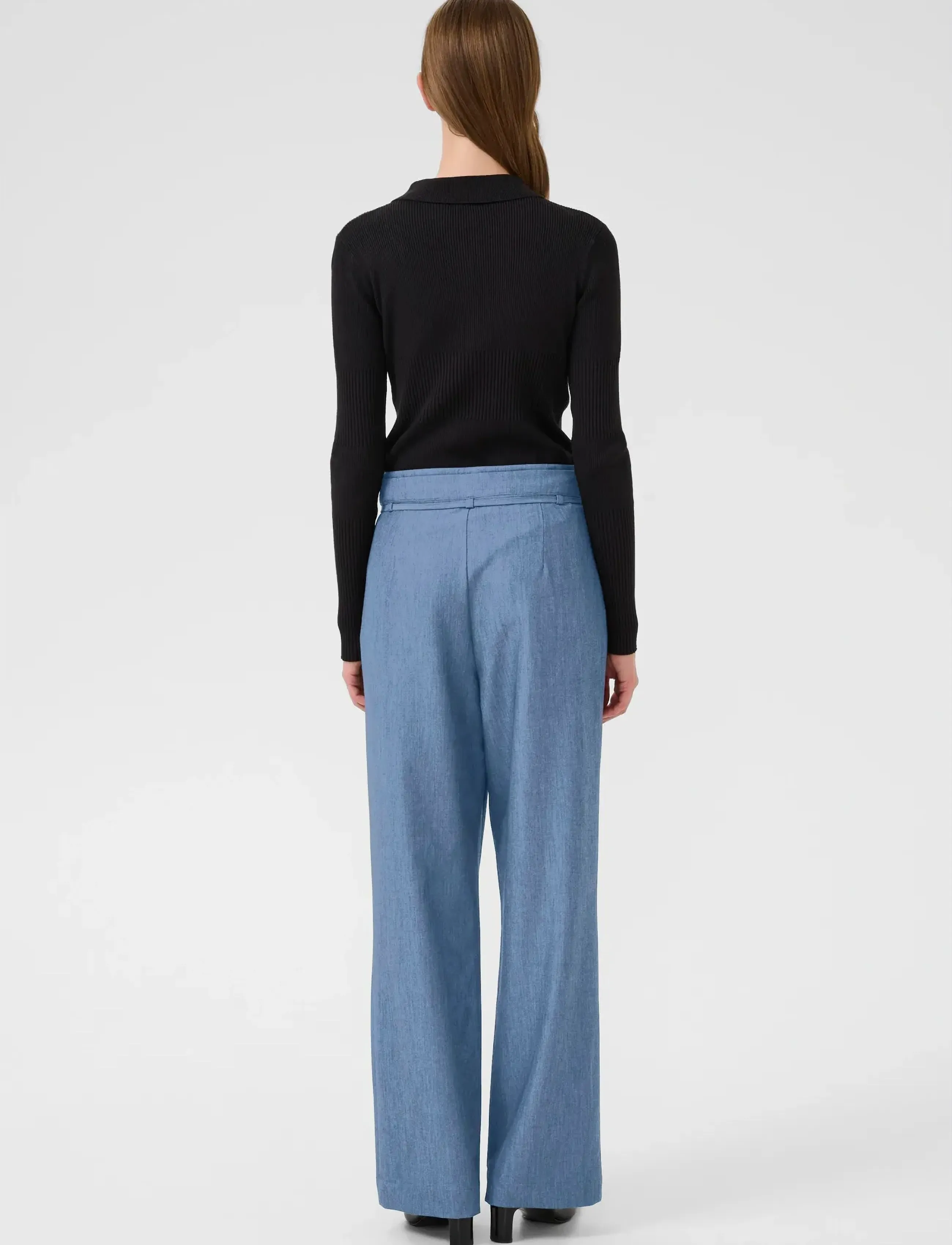 Karen By Simonsen - KBRo Solid Pants - party wear at outlet prices - coronet blue - 4
