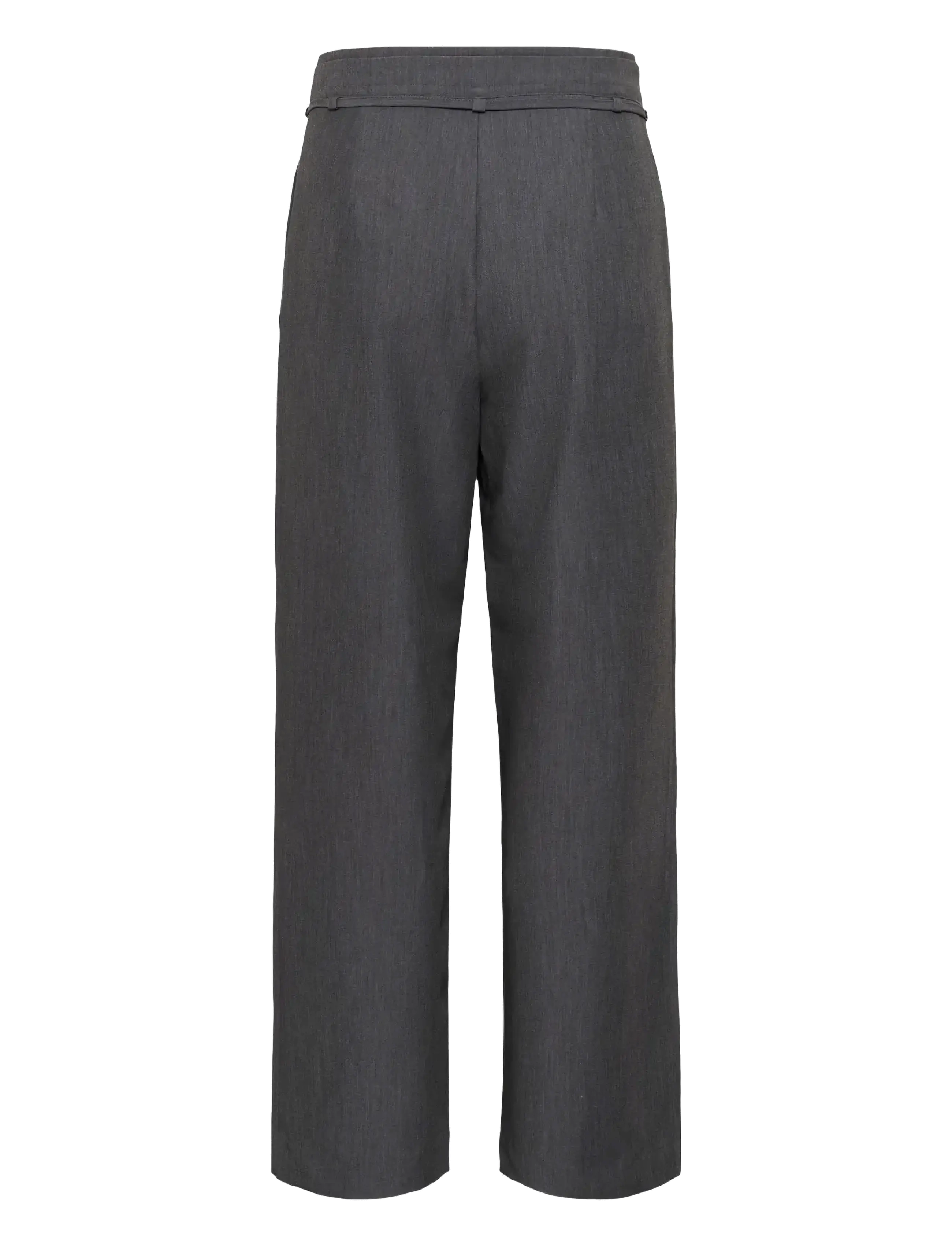Karen By Simonsen - KBRo Solid Pants - peoriided outlet-hindadega - dark gray melange - 2