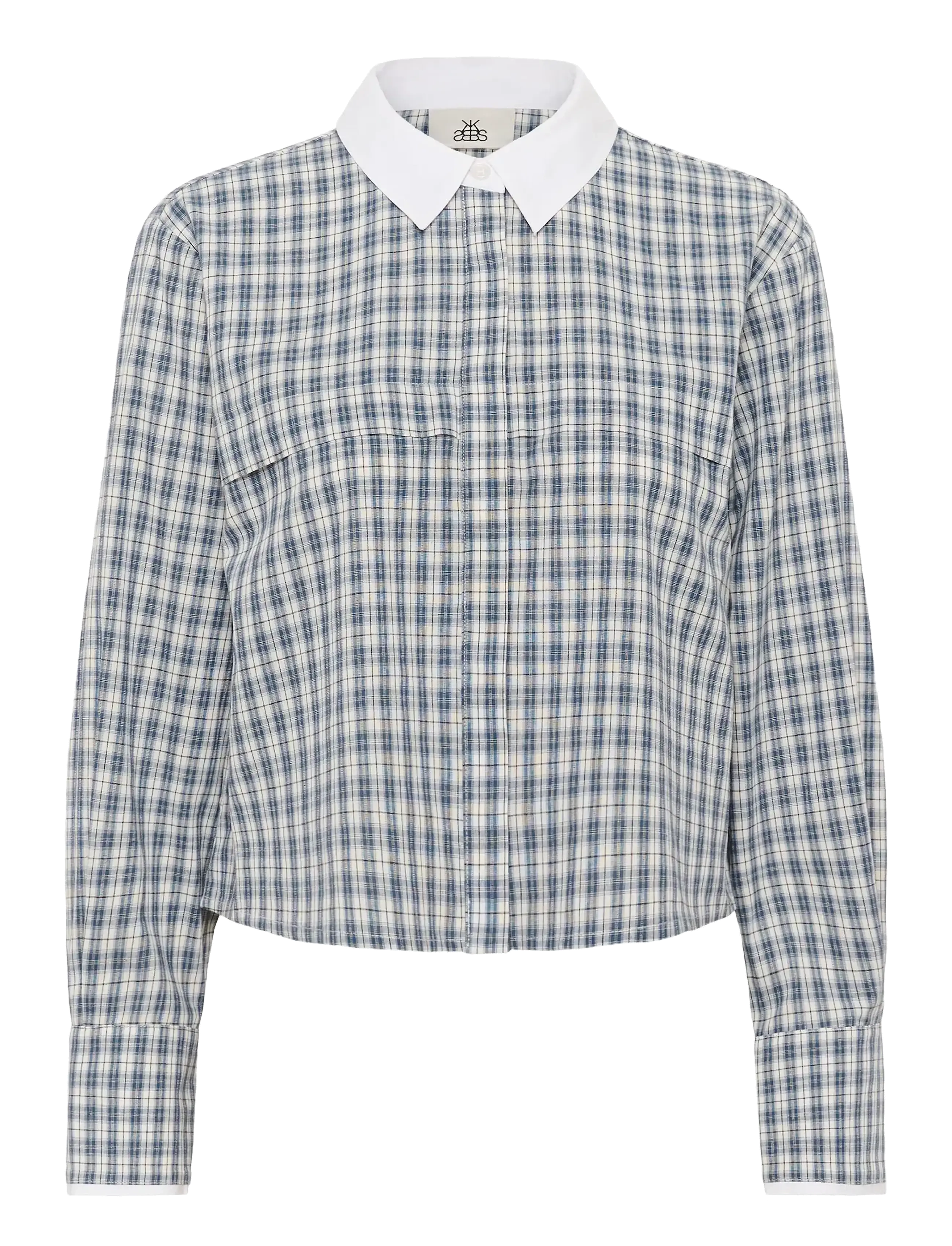 Karen By Simonsen - KBCapri Shirt - capri check blue - 1