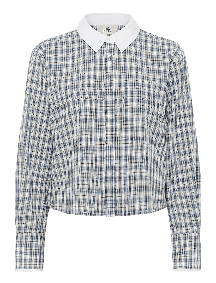 Karen By Simonsen - KBCapri Shirt - capri check blue - 1