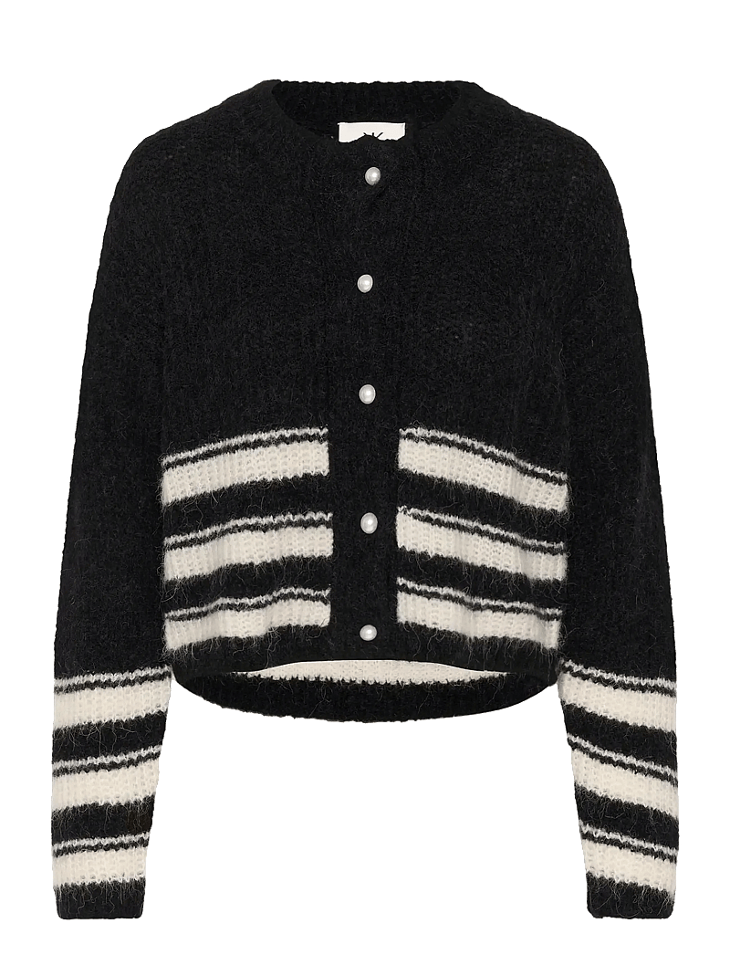 Karen By Simonsen - KBCarrie Cardigan - kardiganid - meteorite - 1