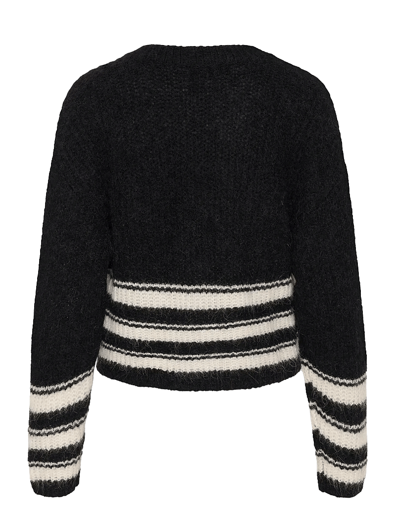 Karen By Simonsen - KBCarrie Cardigan - kardiganid - meteorite - 2