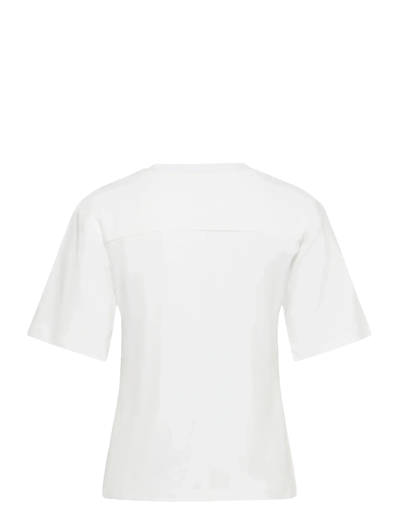 Karen By Simonsen - KBNooma Waist Tee - t-shirts - bright white - 2