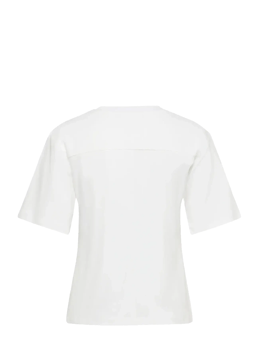 Karen By Simonsen - KBNooma Waist Tee - t-shirts - bright white - 2
