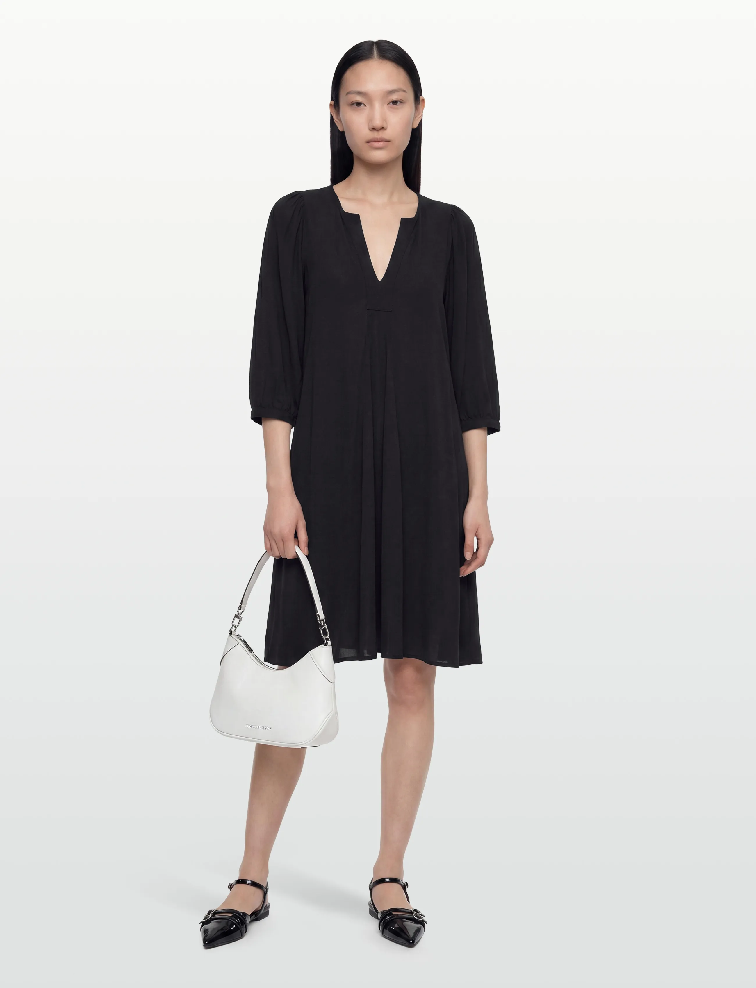 Karen By Simonsen KBDyveke Indie Dress - Kleider - METEORITE / black