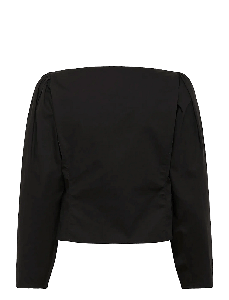 Karen By Simonsen - KBClaudia LS Shirt - langærmede skjorter - meteorite - 1