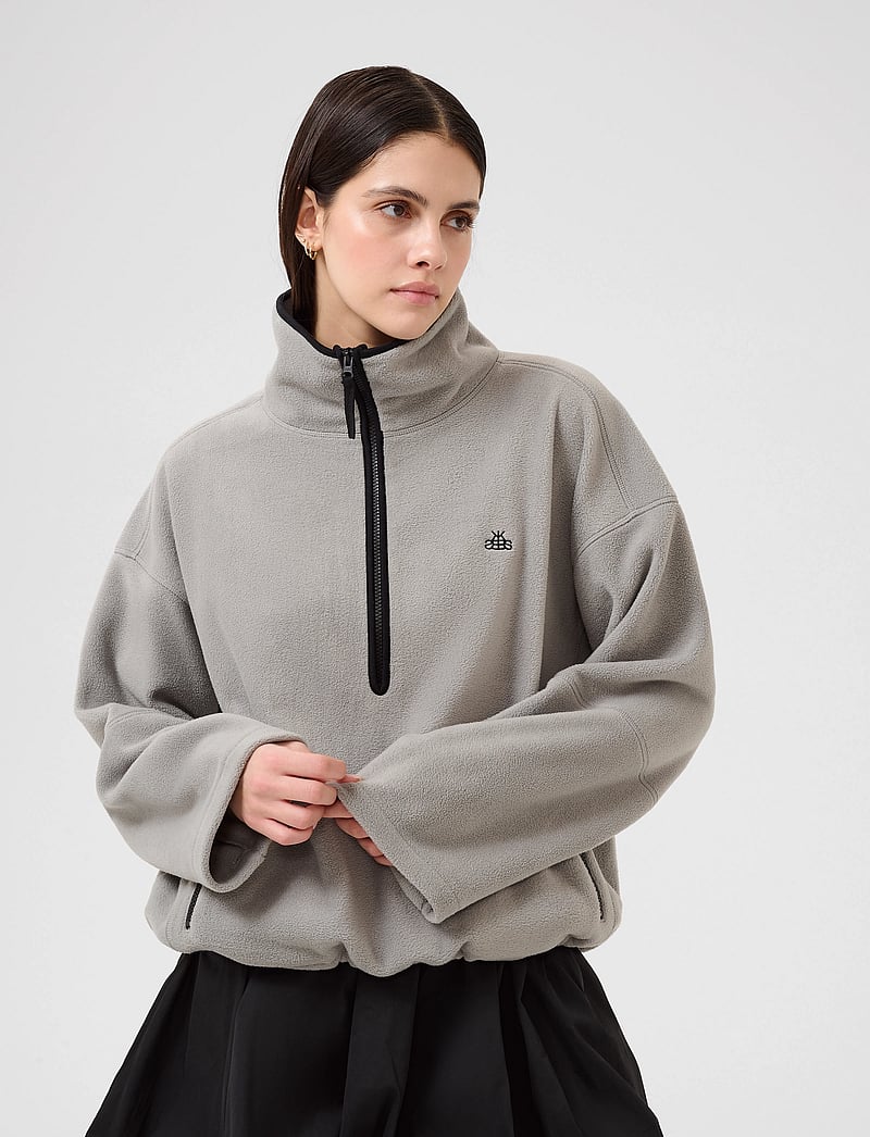 Karen By Simonsen - KBWenna Fleece Pullover - fliisid ja vahekihina kantavad jakid - flint gray - 0