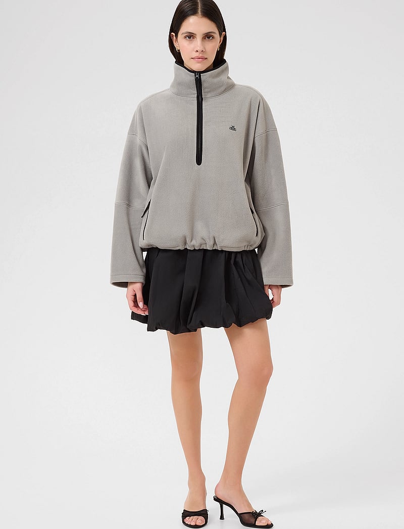 Karen By Simonsen - KBWenna Fleece Pullover - fliisid ja vahekihina kantavad jakid - flint gray - 3