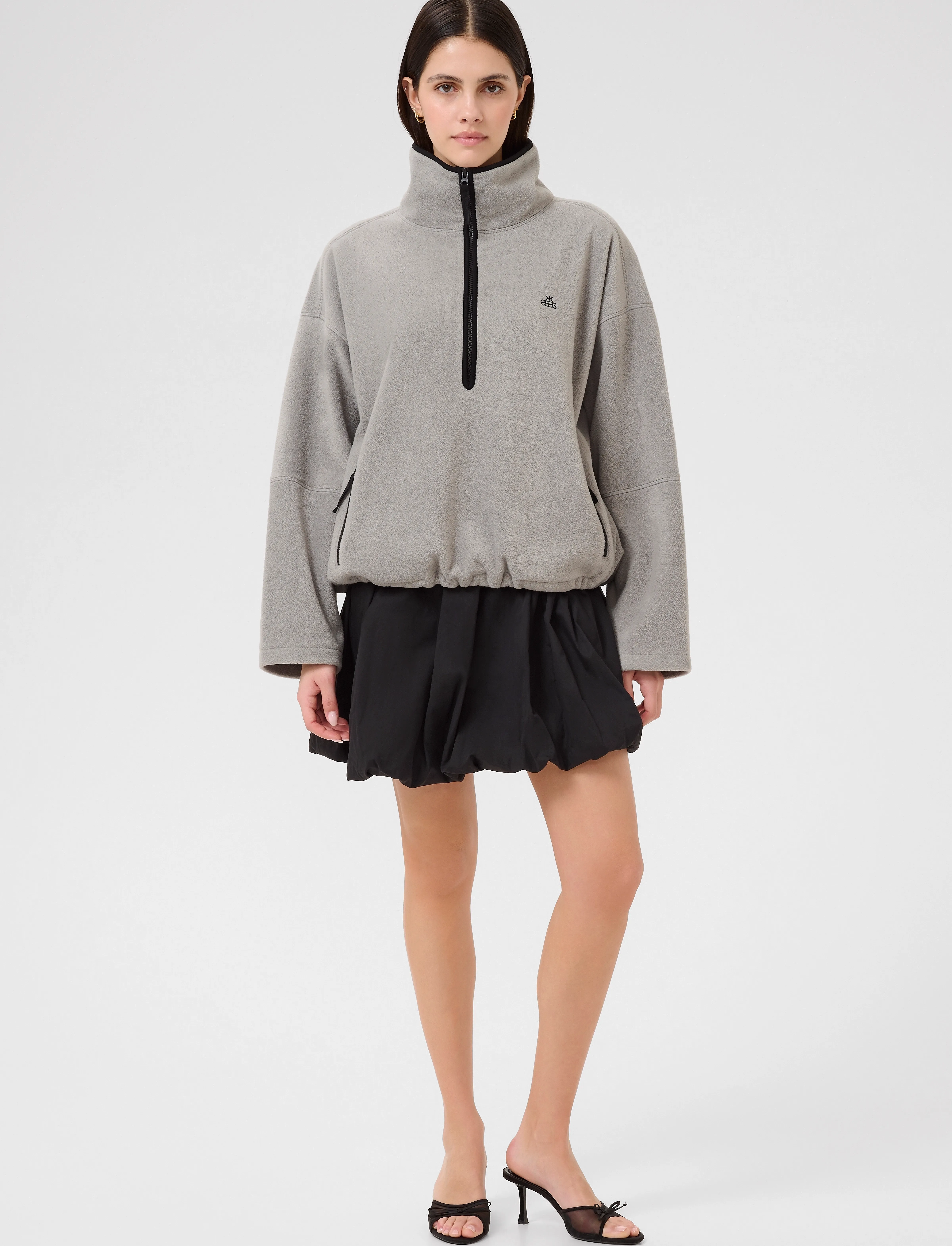 Karen By Simonsen - KBWenna Fleece Pullover - flint gray - 3