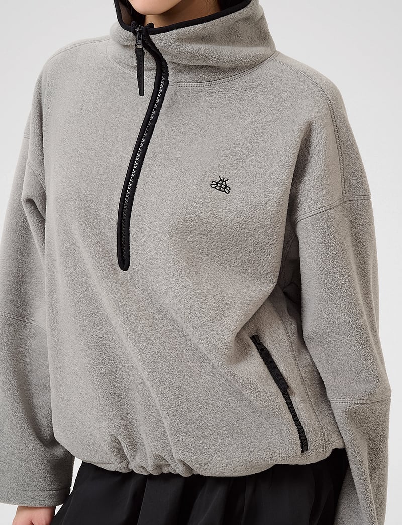 Karen By Simonsen - KBWenna Fleece Pullover - fliisid ja vahekihina kantavad jakid - flint gray - 5