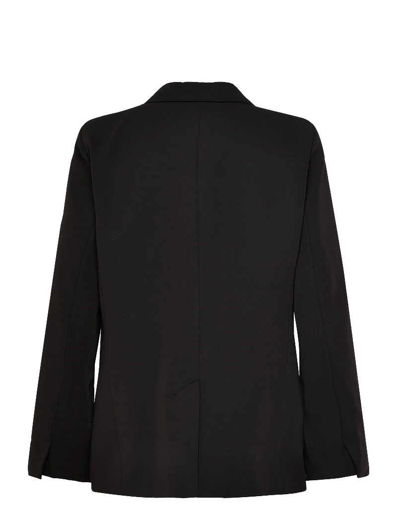 Karen By Simonsen - KBRo Solid Blazer - enkelknäppta kavajer - meteorite - 1